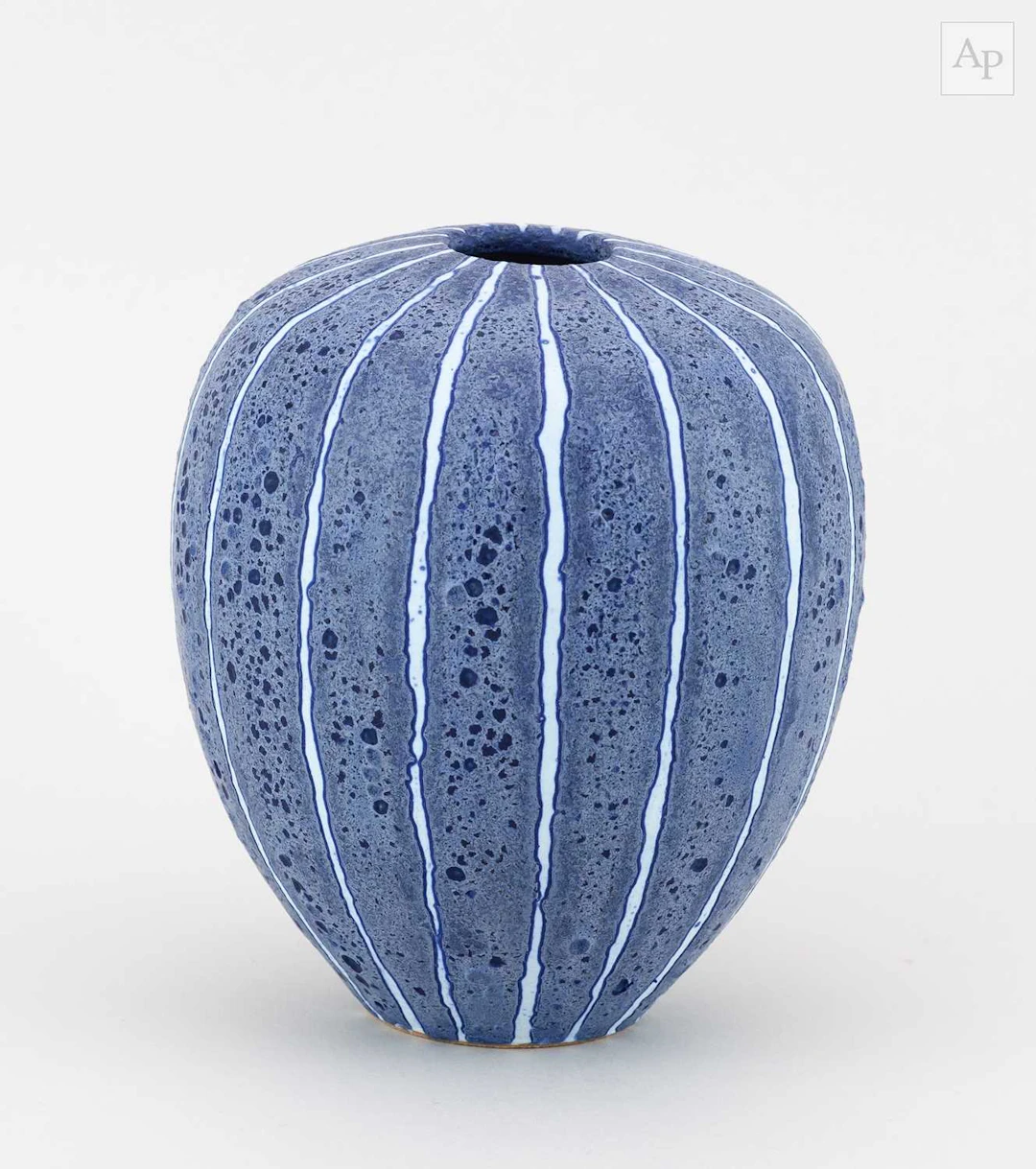 PETER BEARD (born 1951); a small stoneware vessel covered...