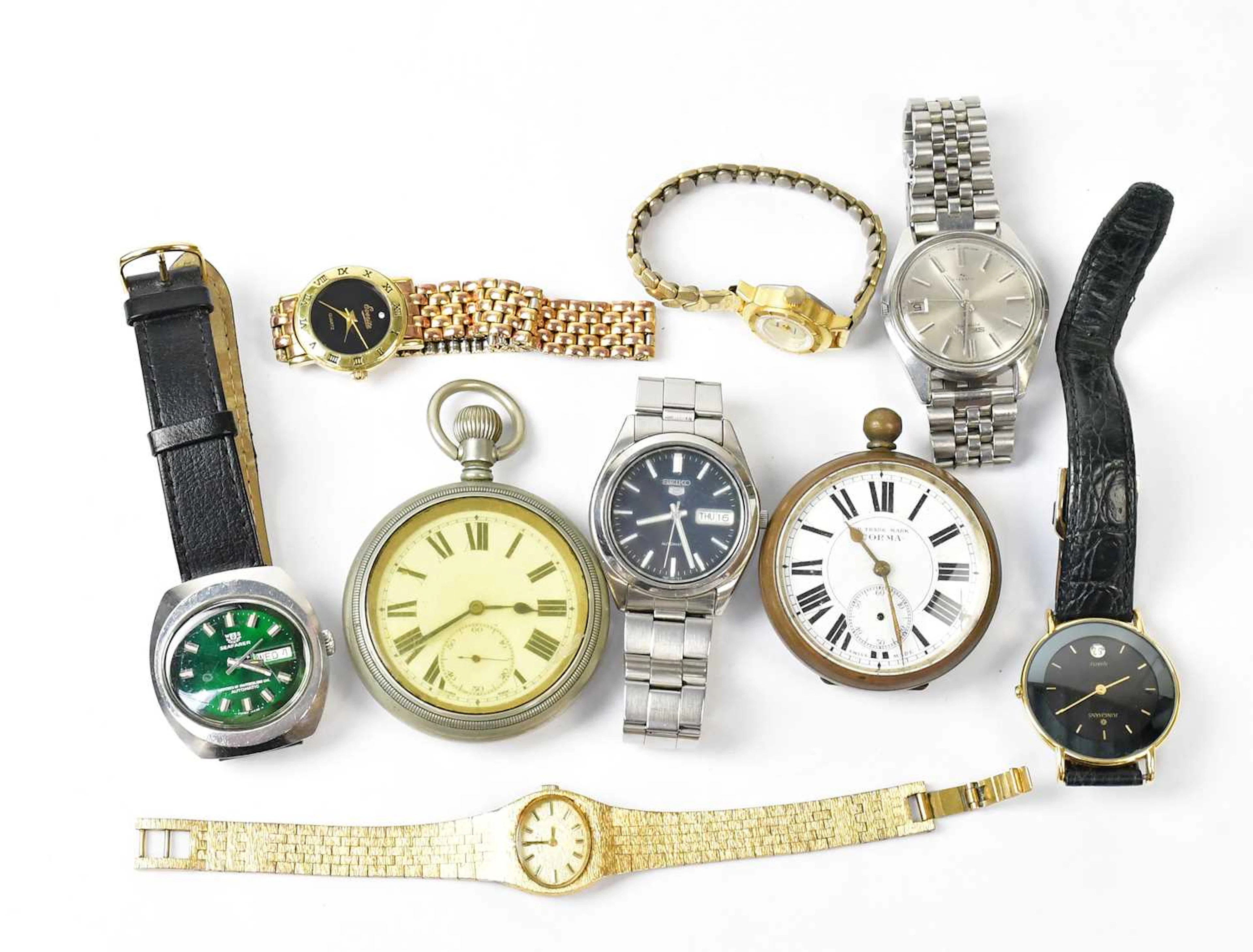 A collection of fashion watches