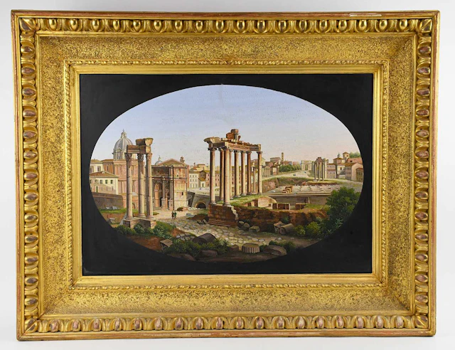 A large rare and impressive Italian Grand Tour...