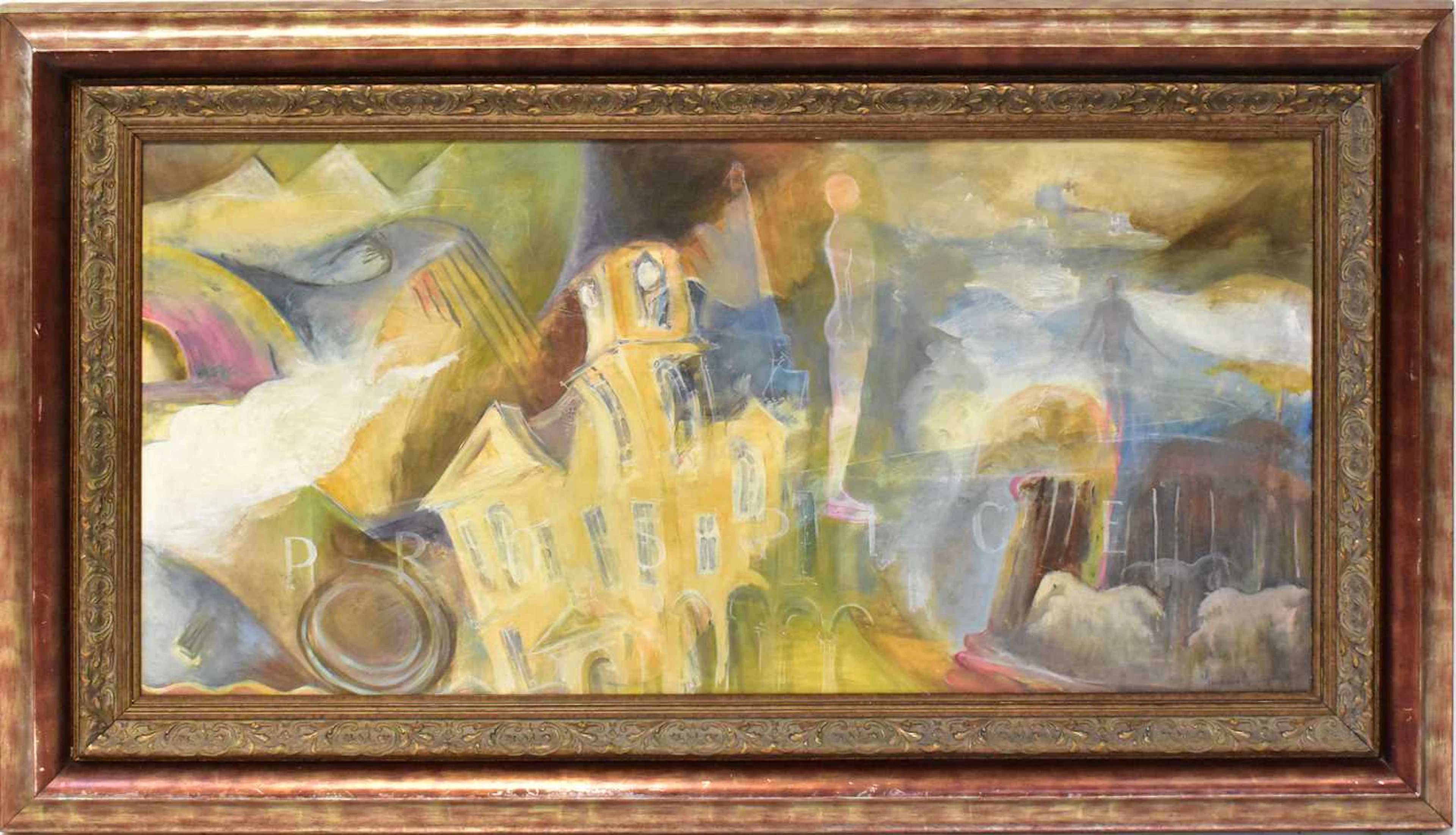 MARGARET WYLLIE (born 1939); oil on board