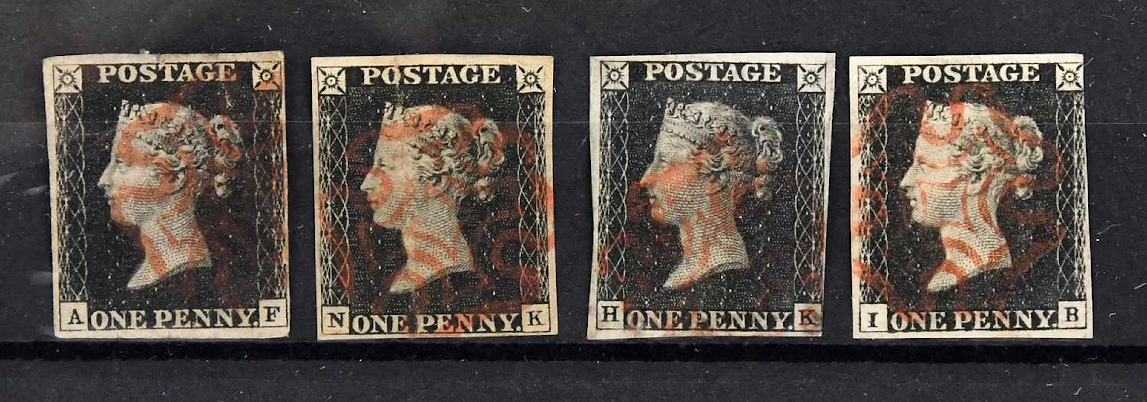 GREAT BRITAIN; 1840 1d black