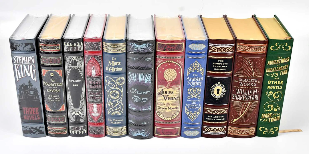 BARNES & NOBLE; a collection of titles in pictorial bindings