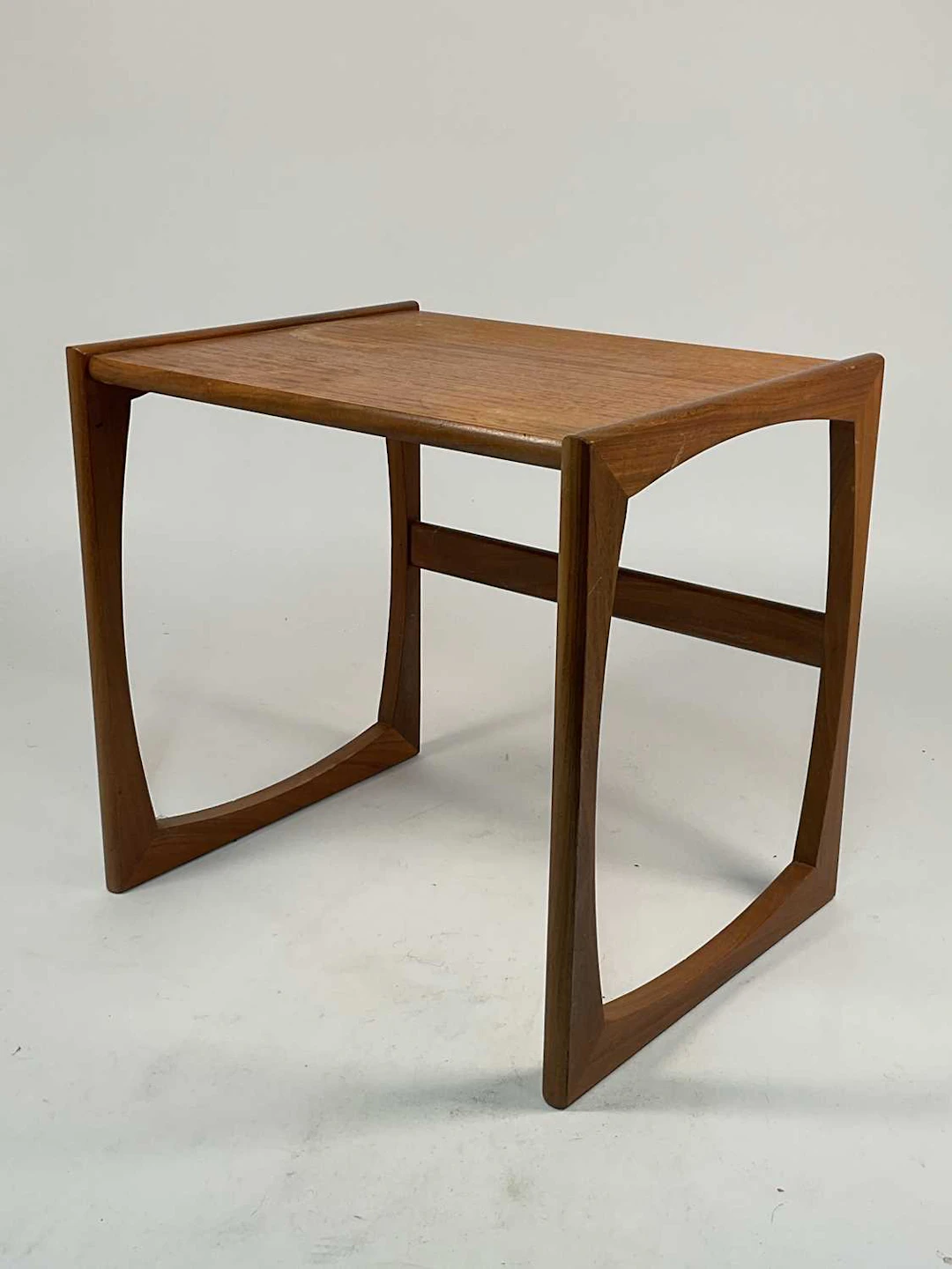G PLAN; a 'Quadrille' teak side table