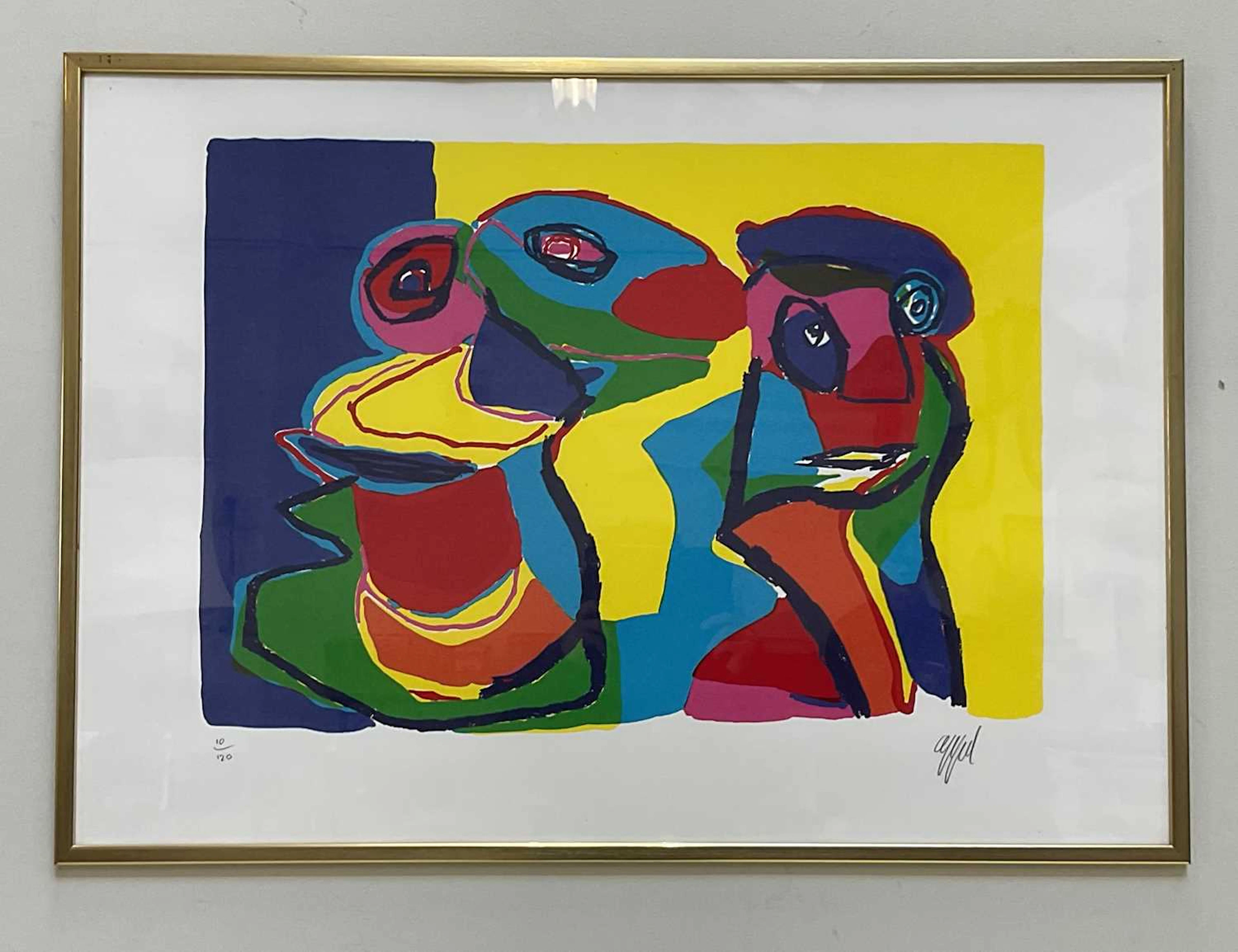 KAREL APPEL (1921-2006); pencil signed limited edition print
