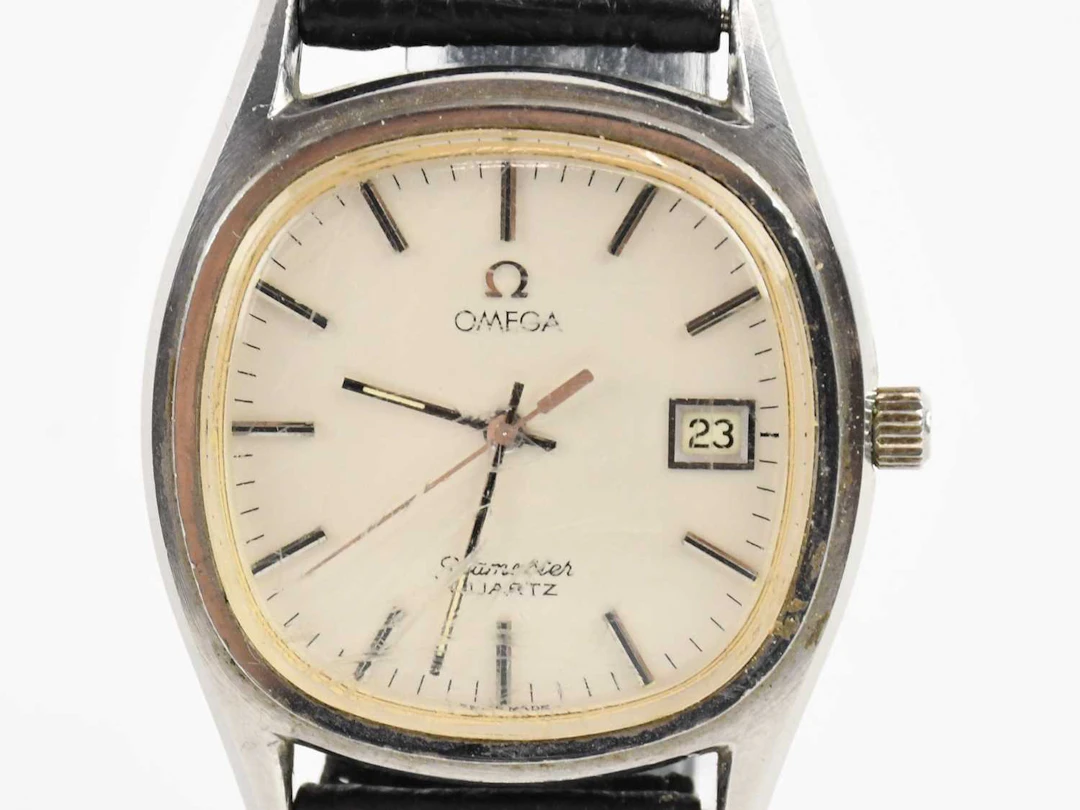 OMEGA; a vintage gentleman’s stainless steel cased ‘Seamaster’ quartz wristwatch