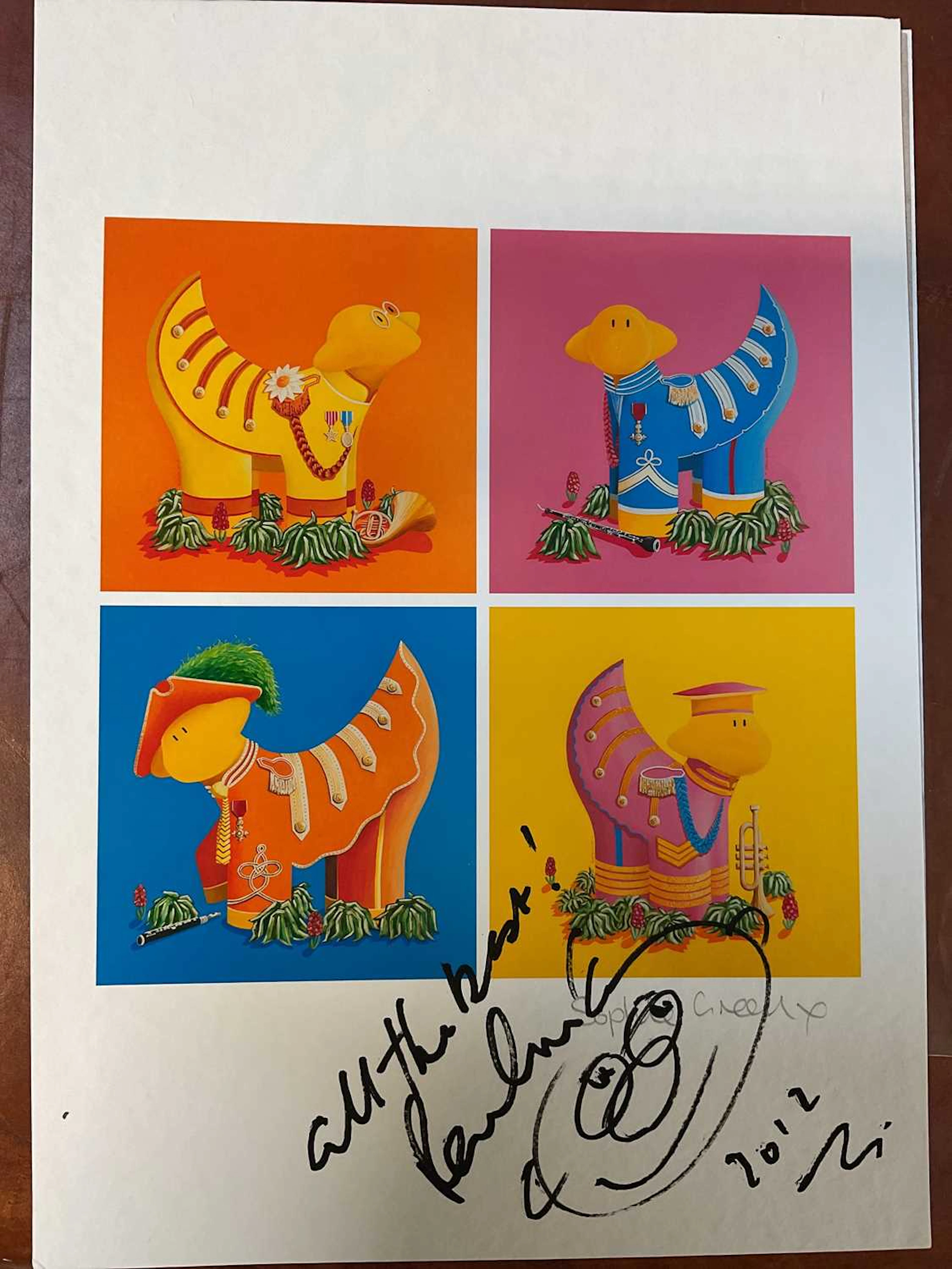 PAUL MCCARTNEY; a signed Sophie Green 'Sgt