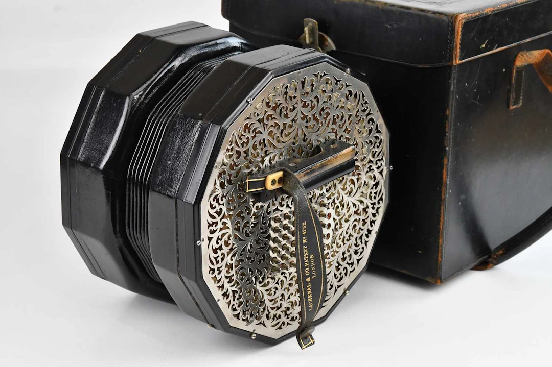LACHENAL & CO; a seventy-eight key concertina
