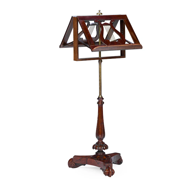 WILLIAM IV ROSEWOOD DUET STAND