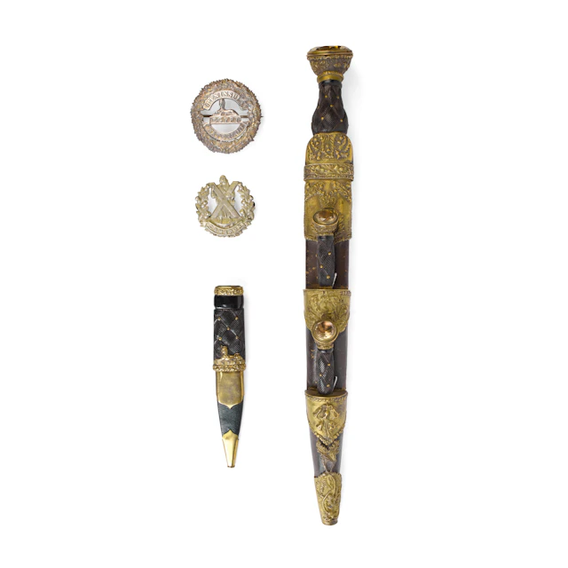 VICTORIAN QUEEN'S OWN CAMERON HIGHLANDERS OFFICER'S DIRK