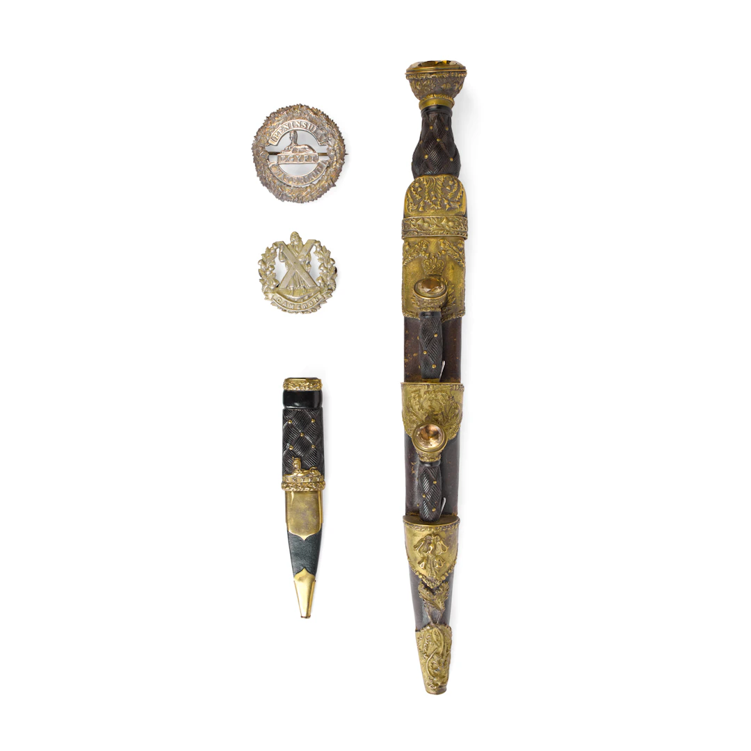 VICTORIAN QUEEN'S OWN CAMERON HIGHLANDERS OFFICER'S DIRK