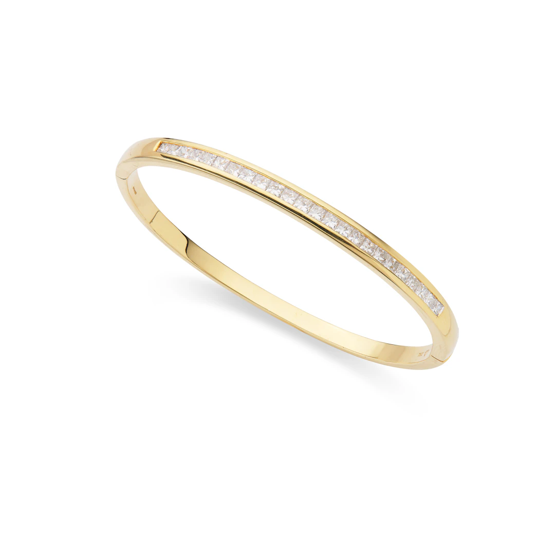 A gold and diamond bangle, 1999