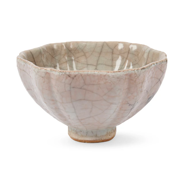 [DRINKING CULTURE] CHINESE GUAN-TYPE CRACKLE-GLAZED FOLIATE CUP