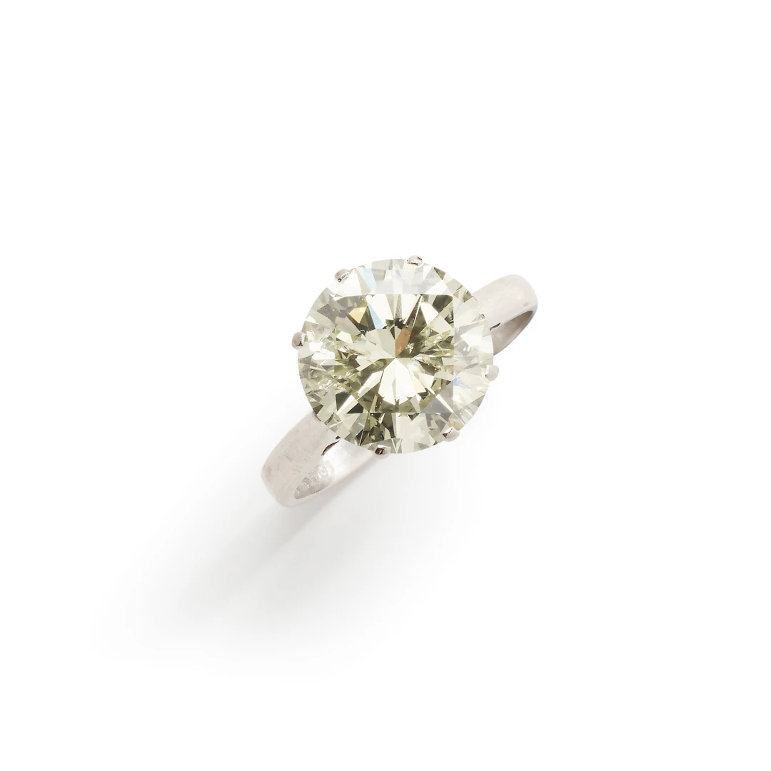 A 4.17 carat diamond ring