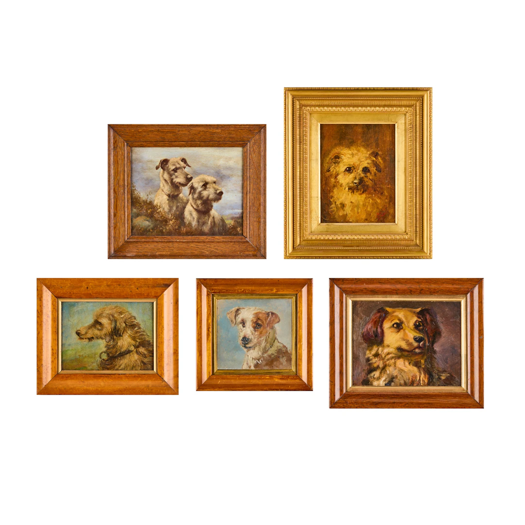 COLLECTION OF DOG PORTRAITS