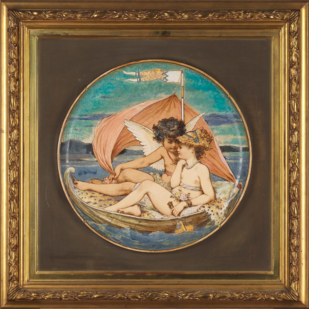 WILLIAM STEPHEN COLEMAN (1829-1904) FOR MINTONS' ART-POTTERY STUDIO