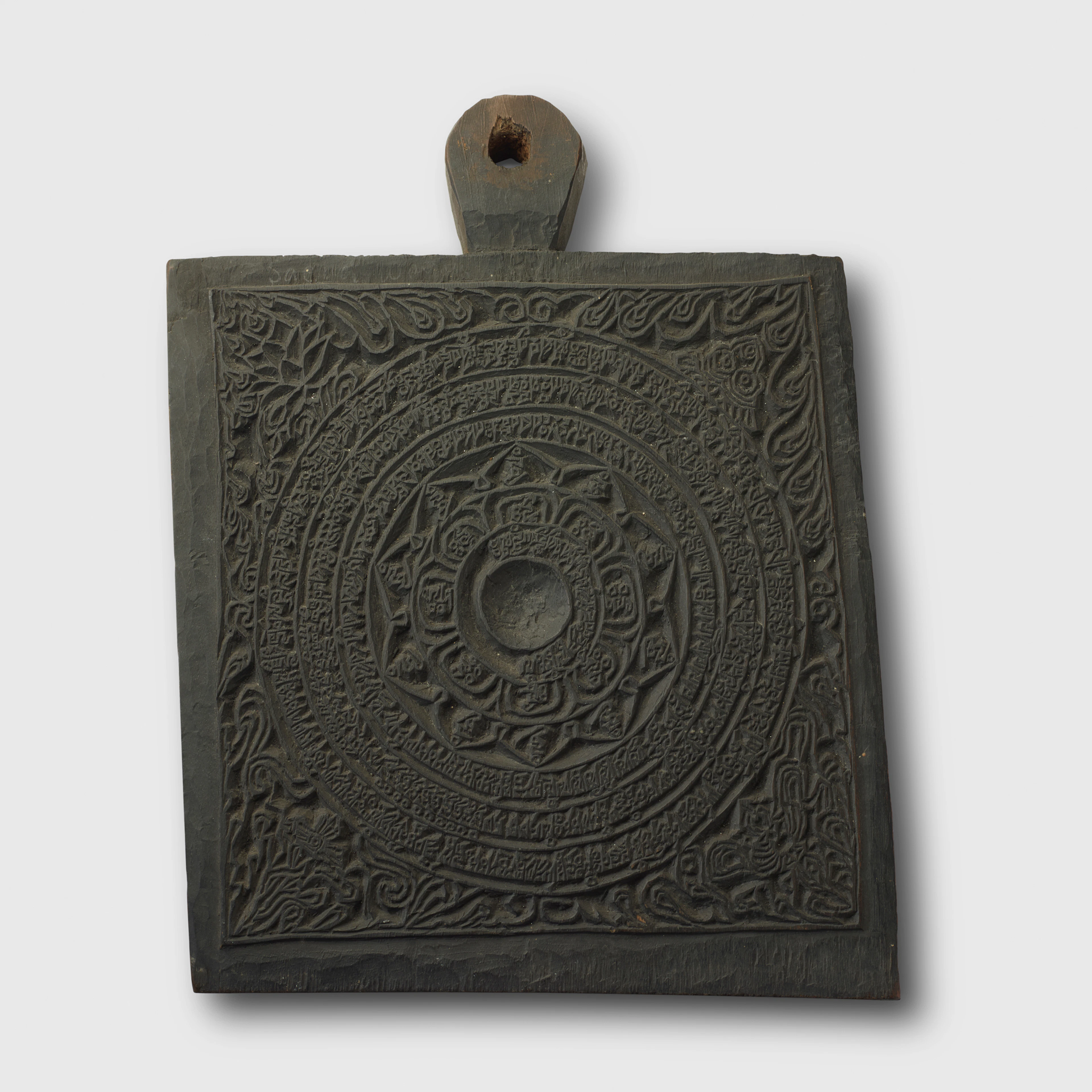 TIBETAN PRINTING BLOCK, ACQUIRED EARLY 20TH CENTURY