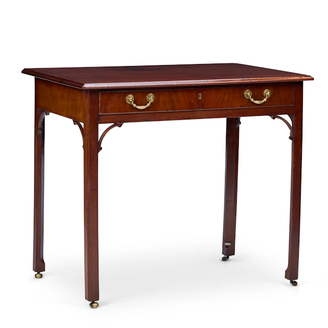 GEORGE III MAHOGANY SIDE TABLE
