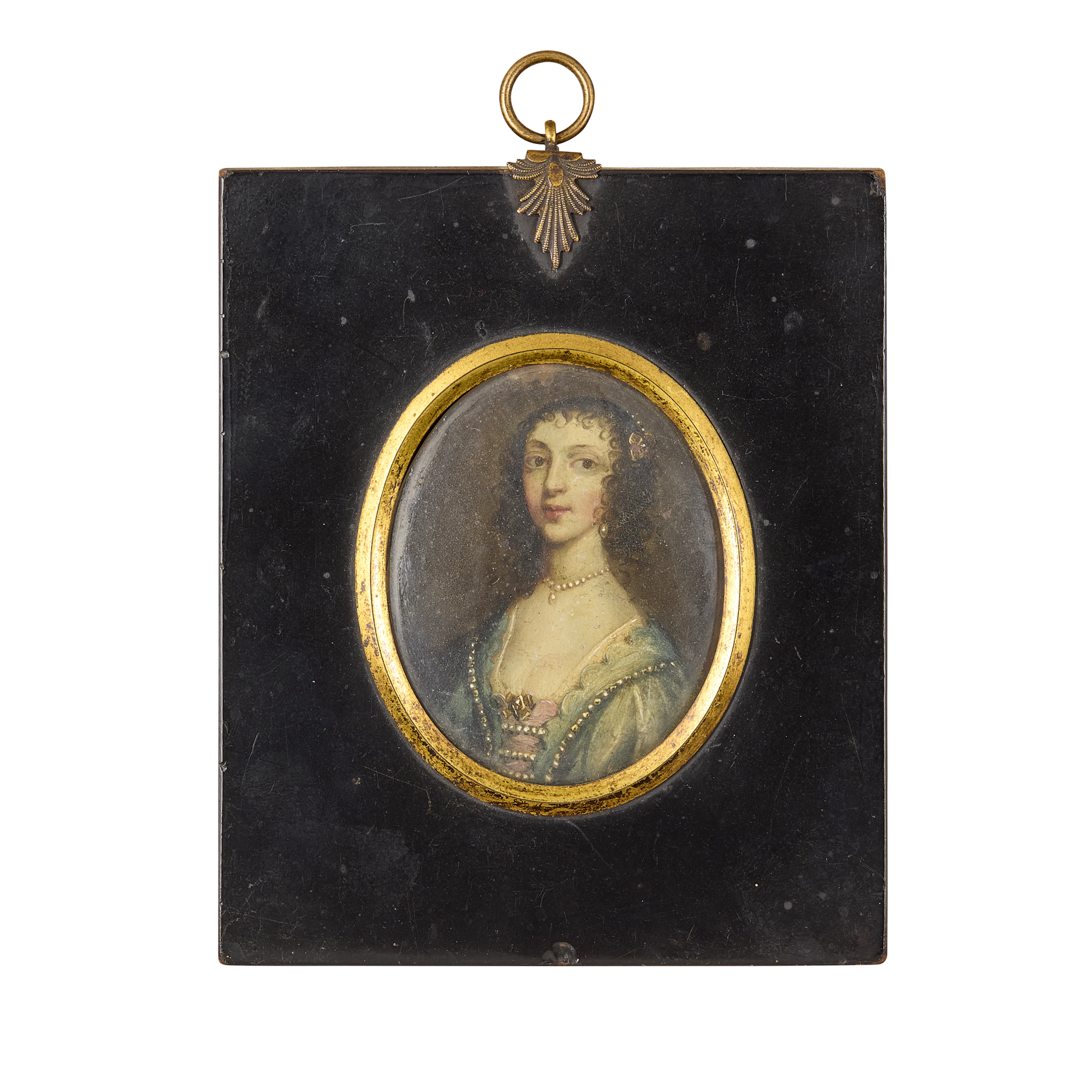 A PORTRAIT MINIATURE OF QUEEN MARIA HENRIETTA