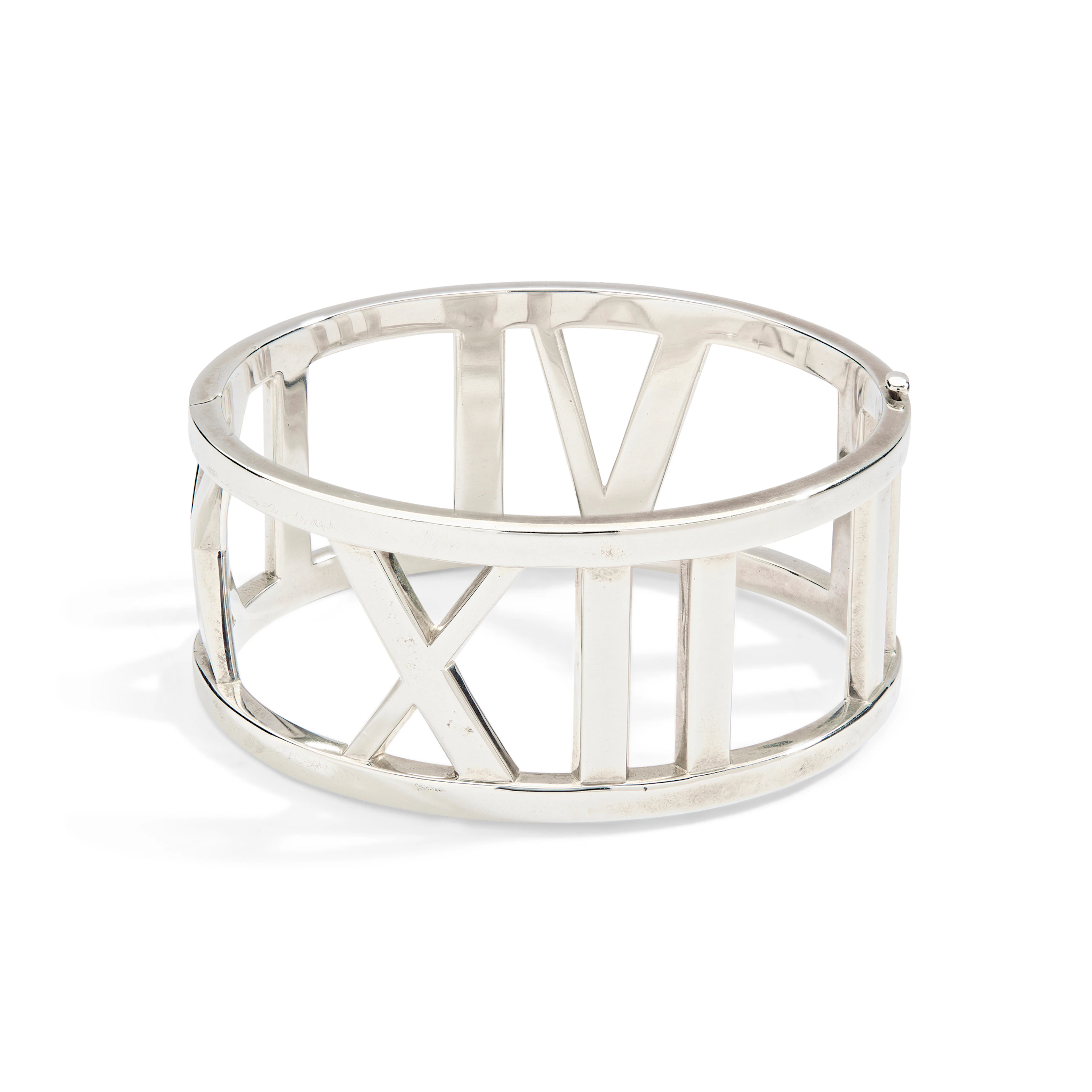 Tiffany & Co.: A silver 'Atlas' bangle