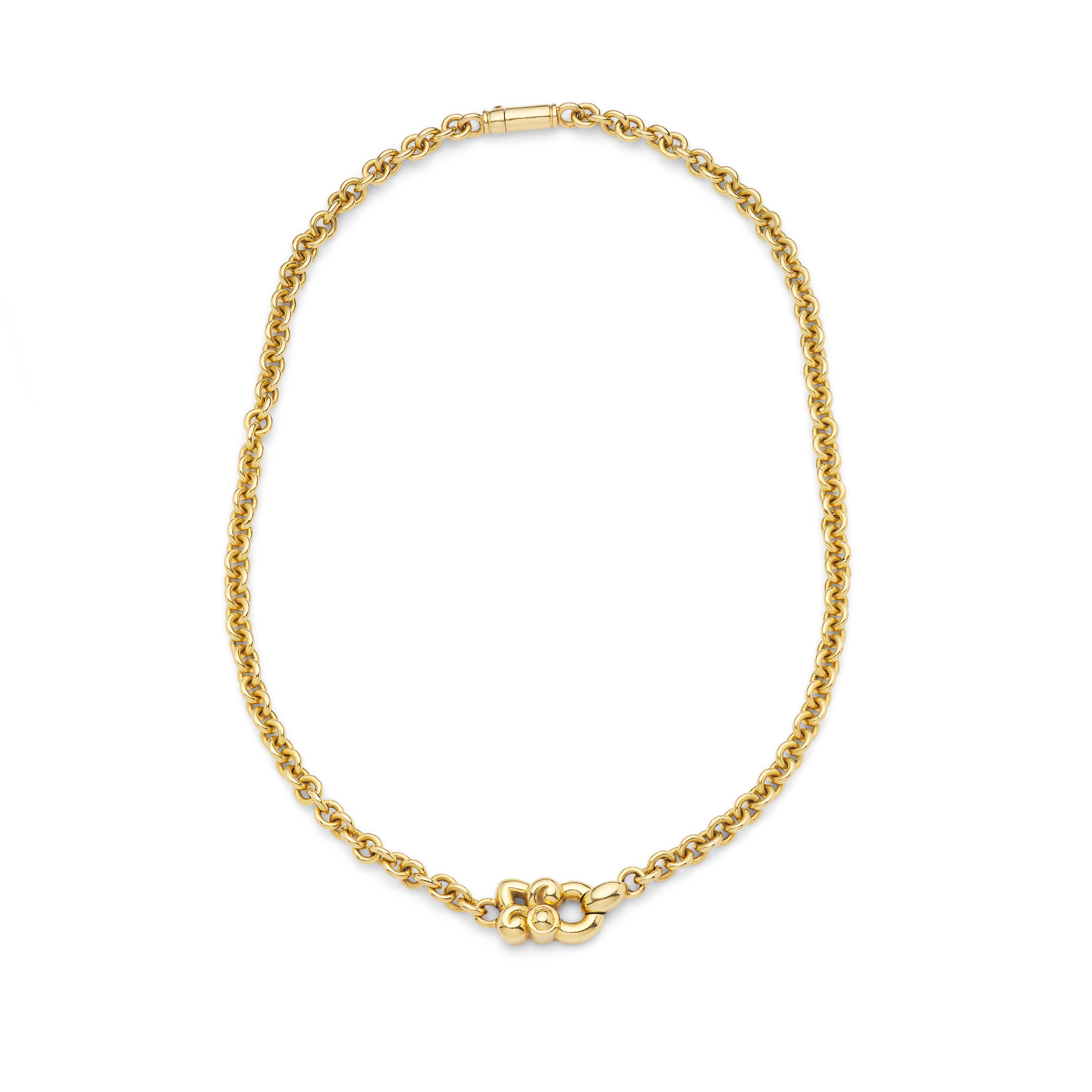 Garrard & Co: A gold necklace, 1997