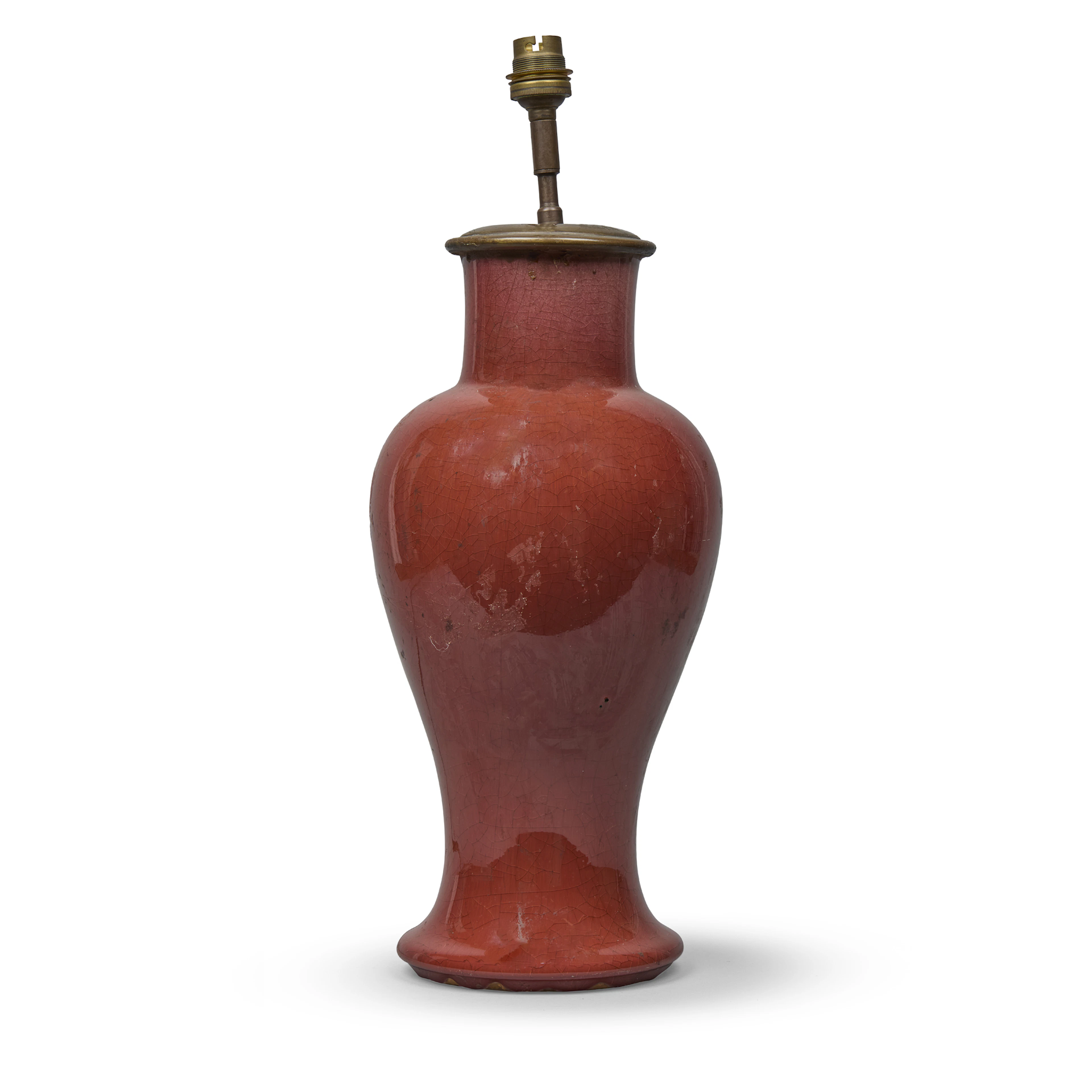 [PRIVATE COLLECTION, PARIS] CHINESE RED-GLAZED VASE
