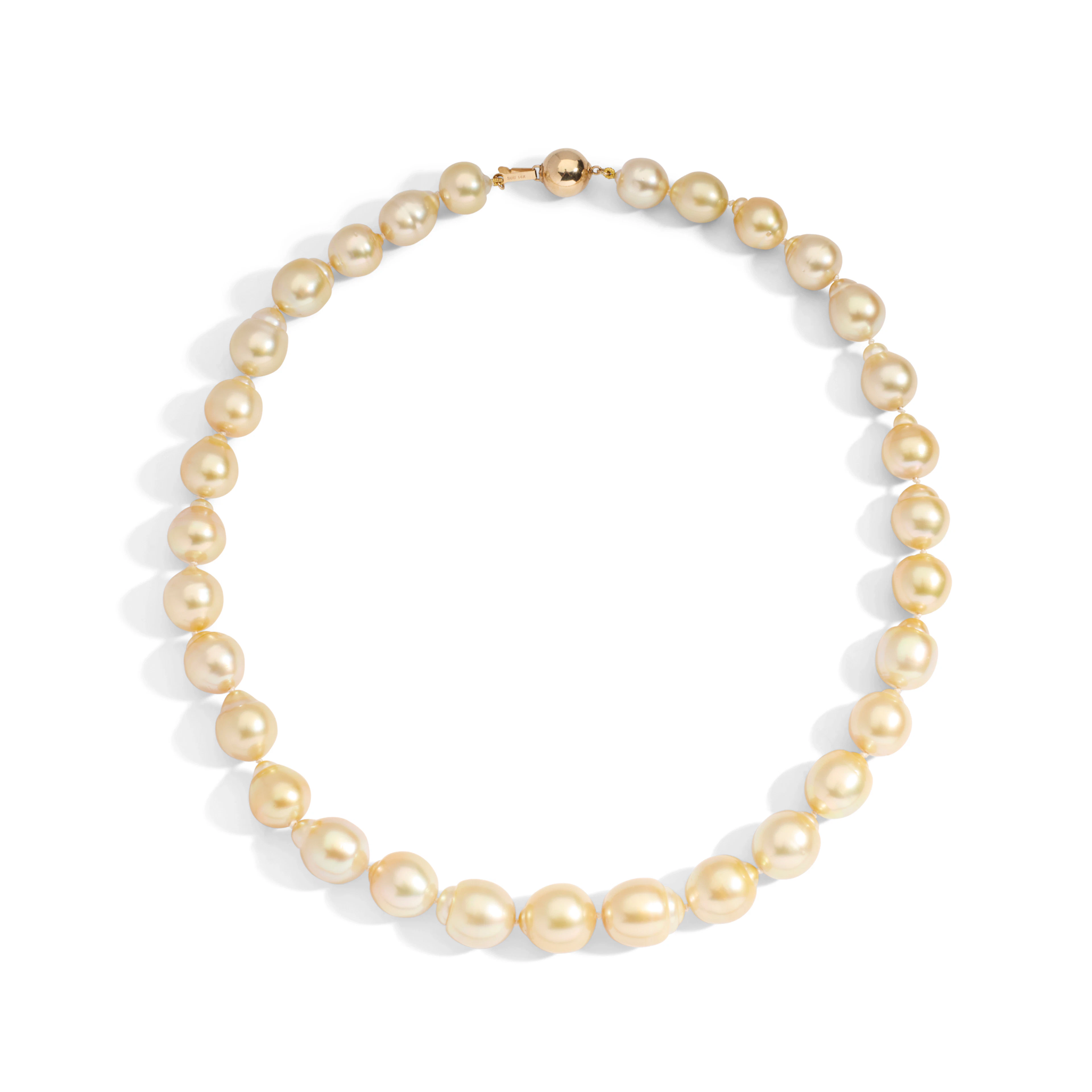A South Sea pearl necklace