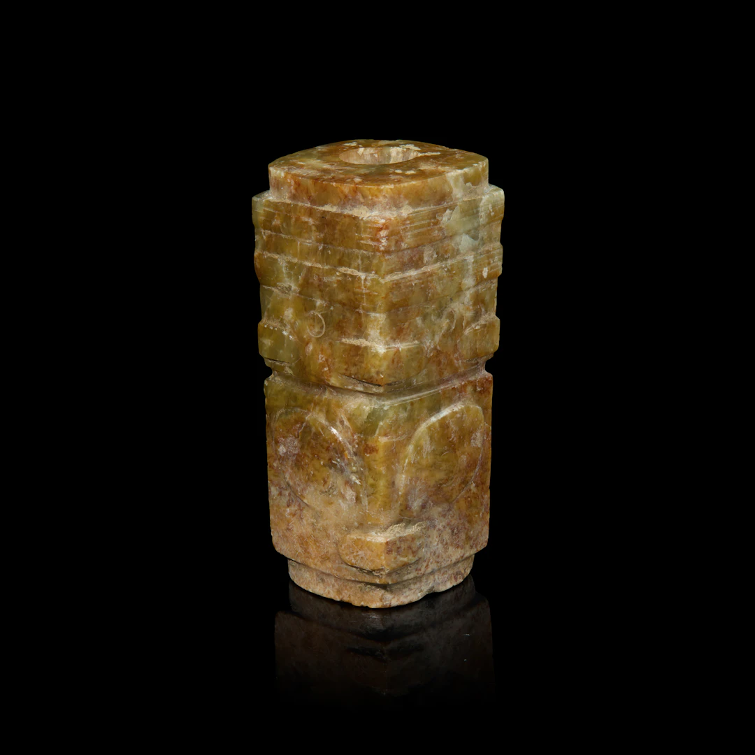 [COLLECTION OF A BRITISH FAMILY] SMALL CHINESE CELADON WITH RUSSET