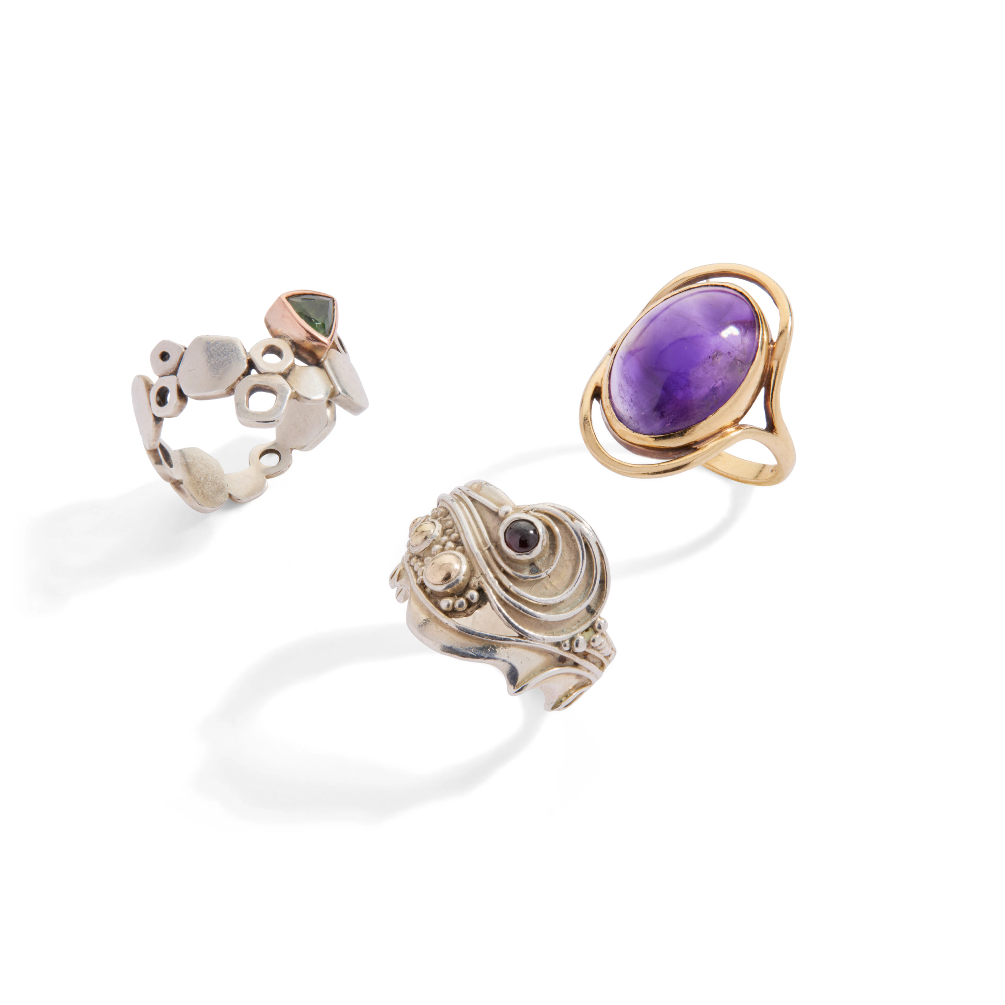 COLLECTION OF THREE RINGS