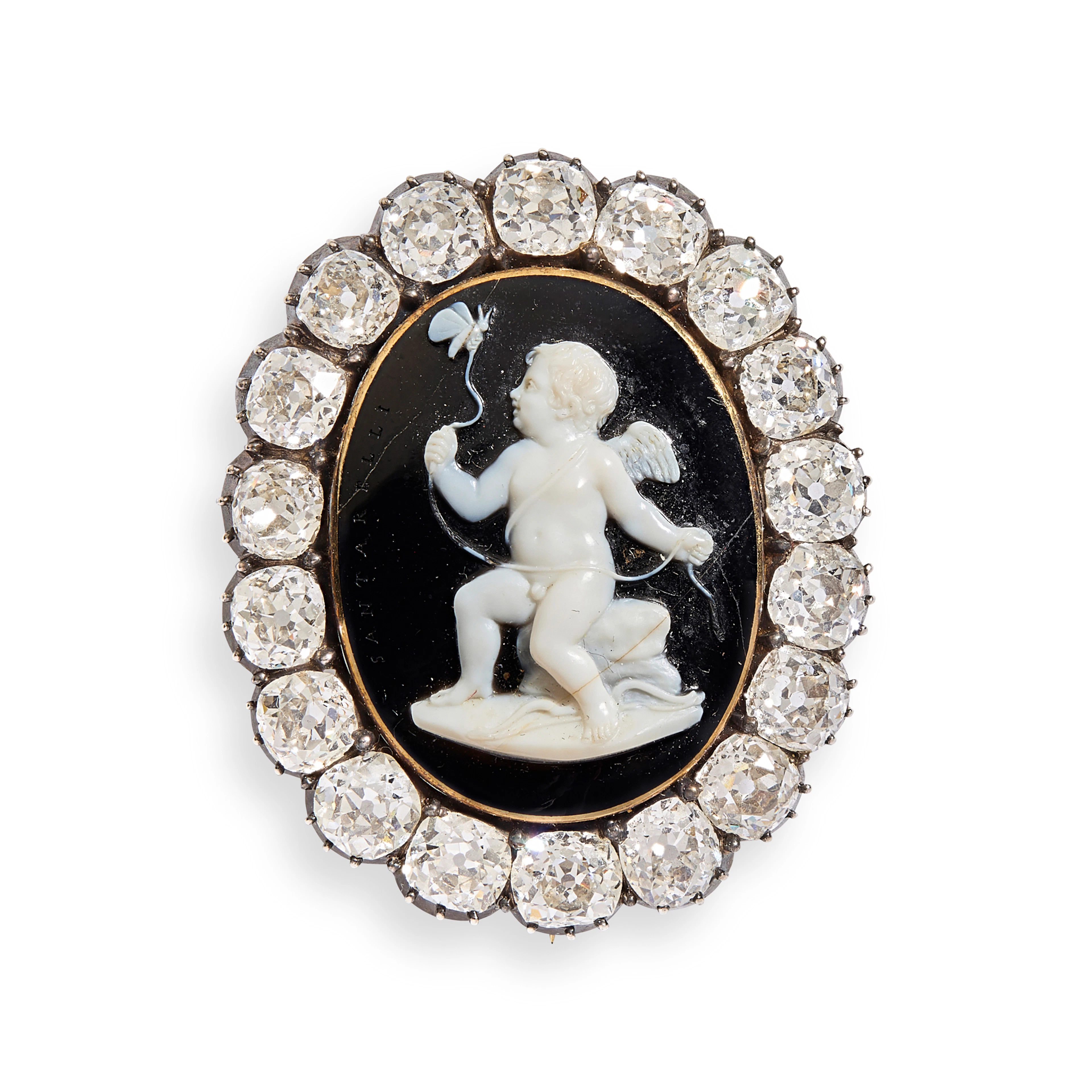 Giovanni Antonio Santarelli: An early 19th century onyx and diamond