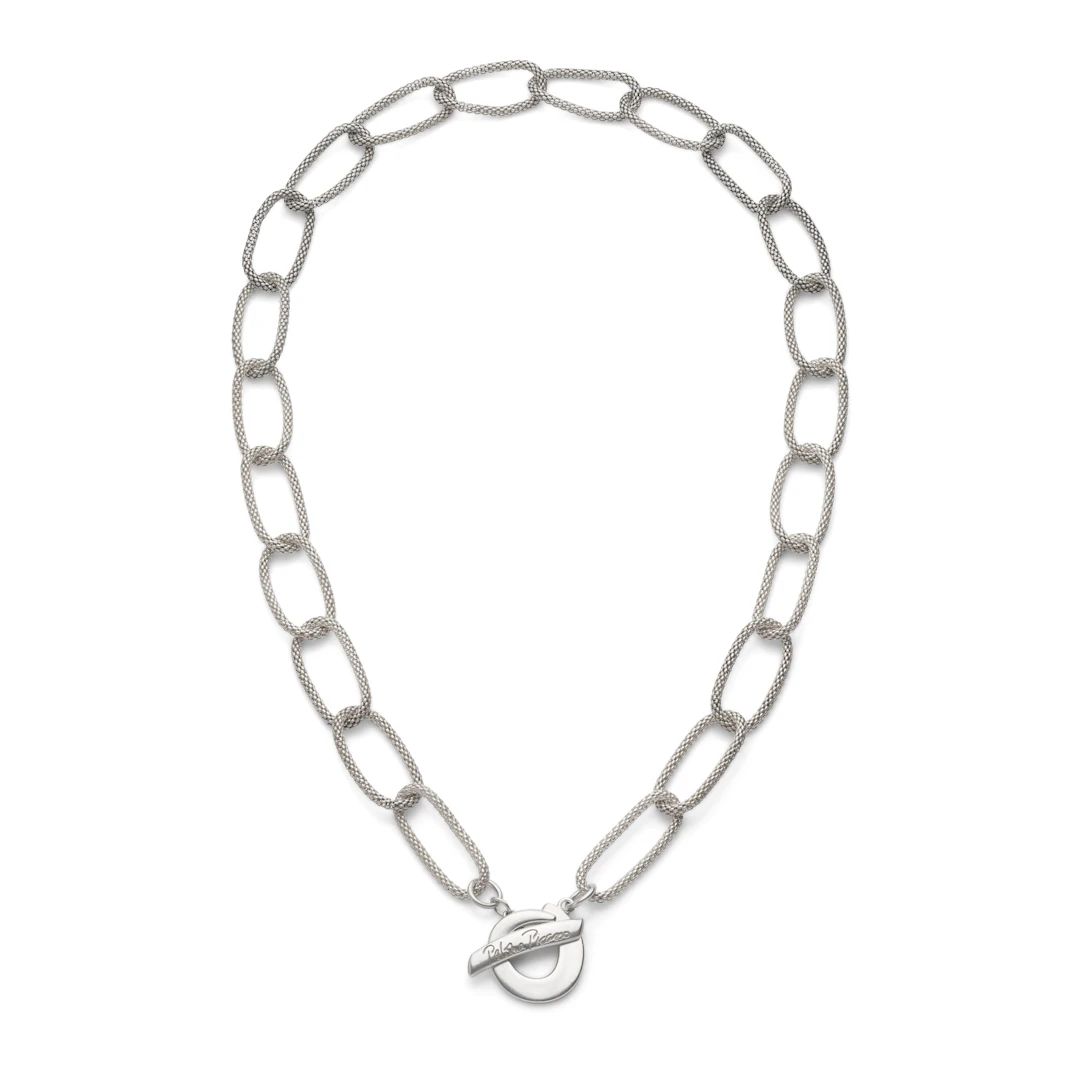 Paloma Picasso for Tiffany & Co.: A long silver necklace