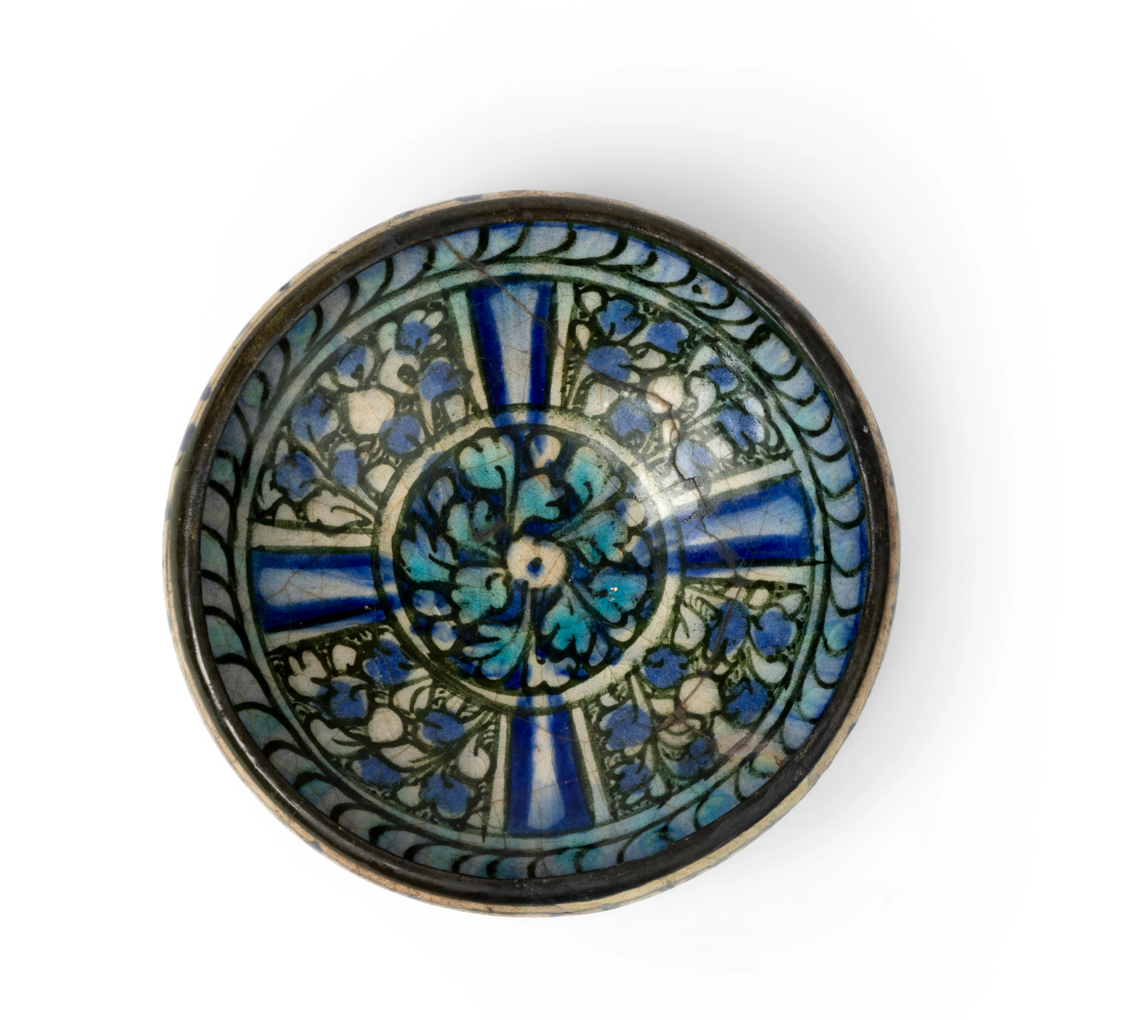 A SULTANABAD POTTERY BOWL