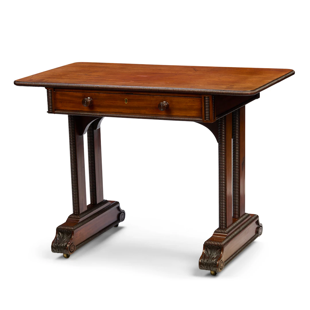 REGENCY MAHOGANY SOFA TABLE