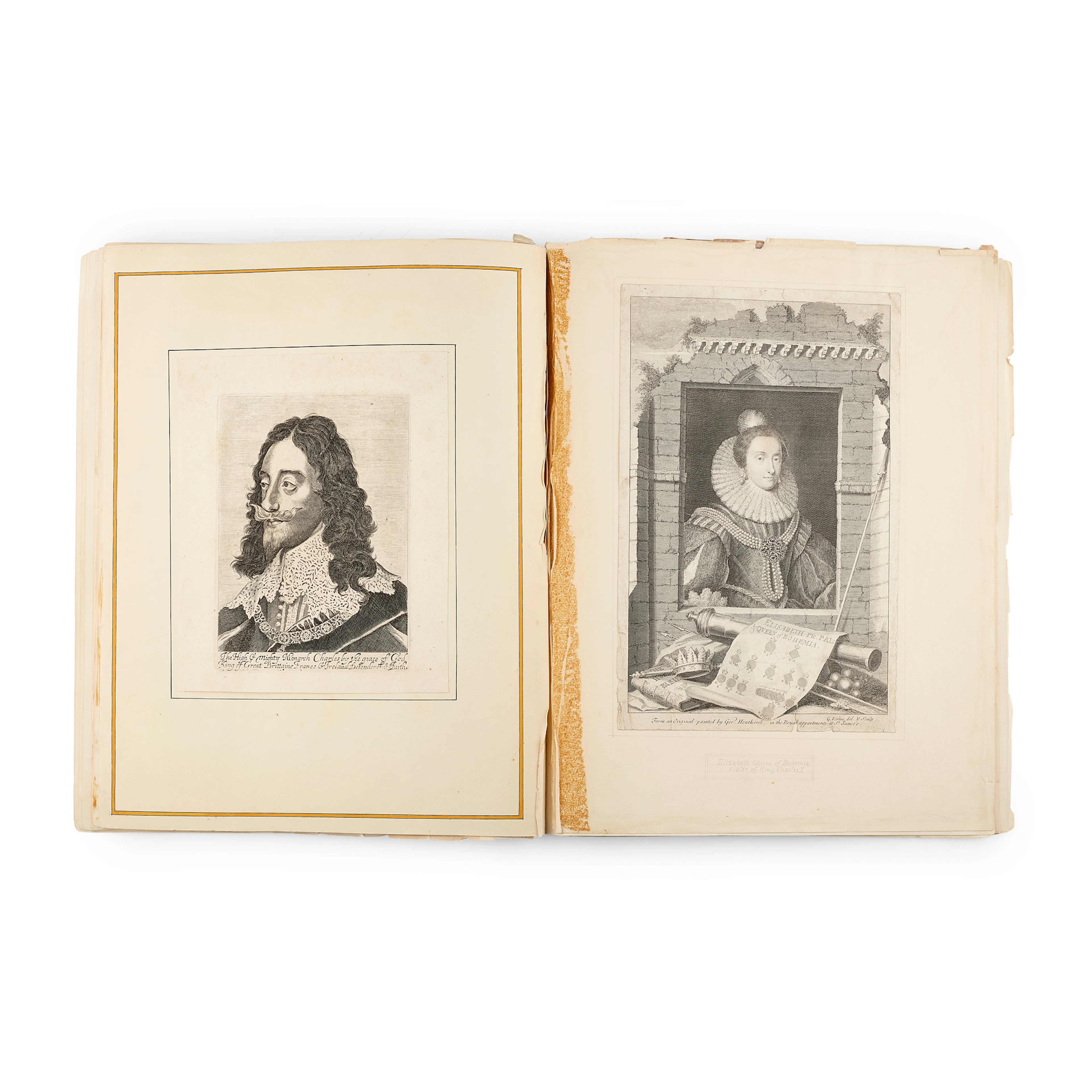 A SCRAPBOOK OF PORTRAITS AND JACOBITE PRINTED EPHEMERA
