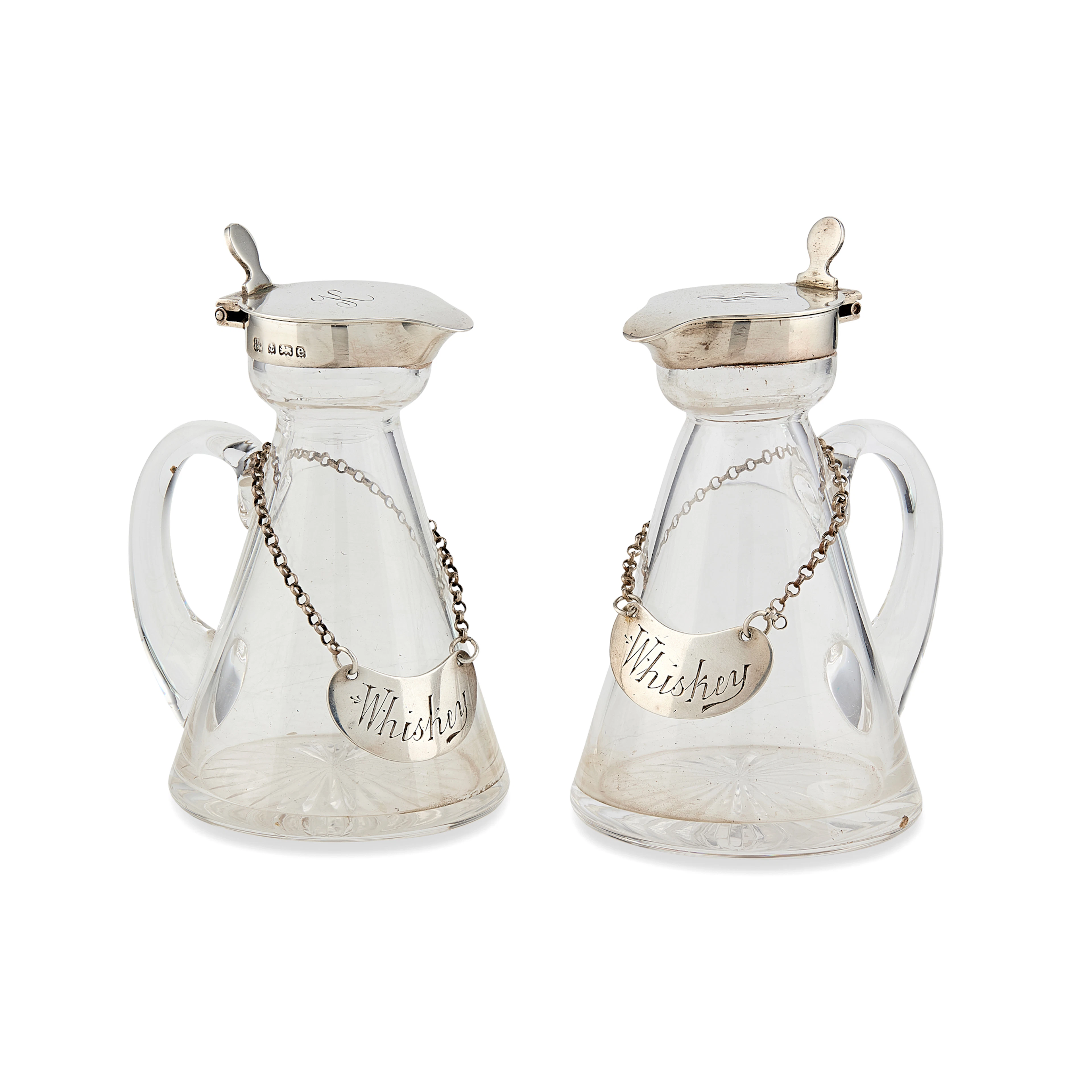 A PAIR OF WHISKY NOGGINS