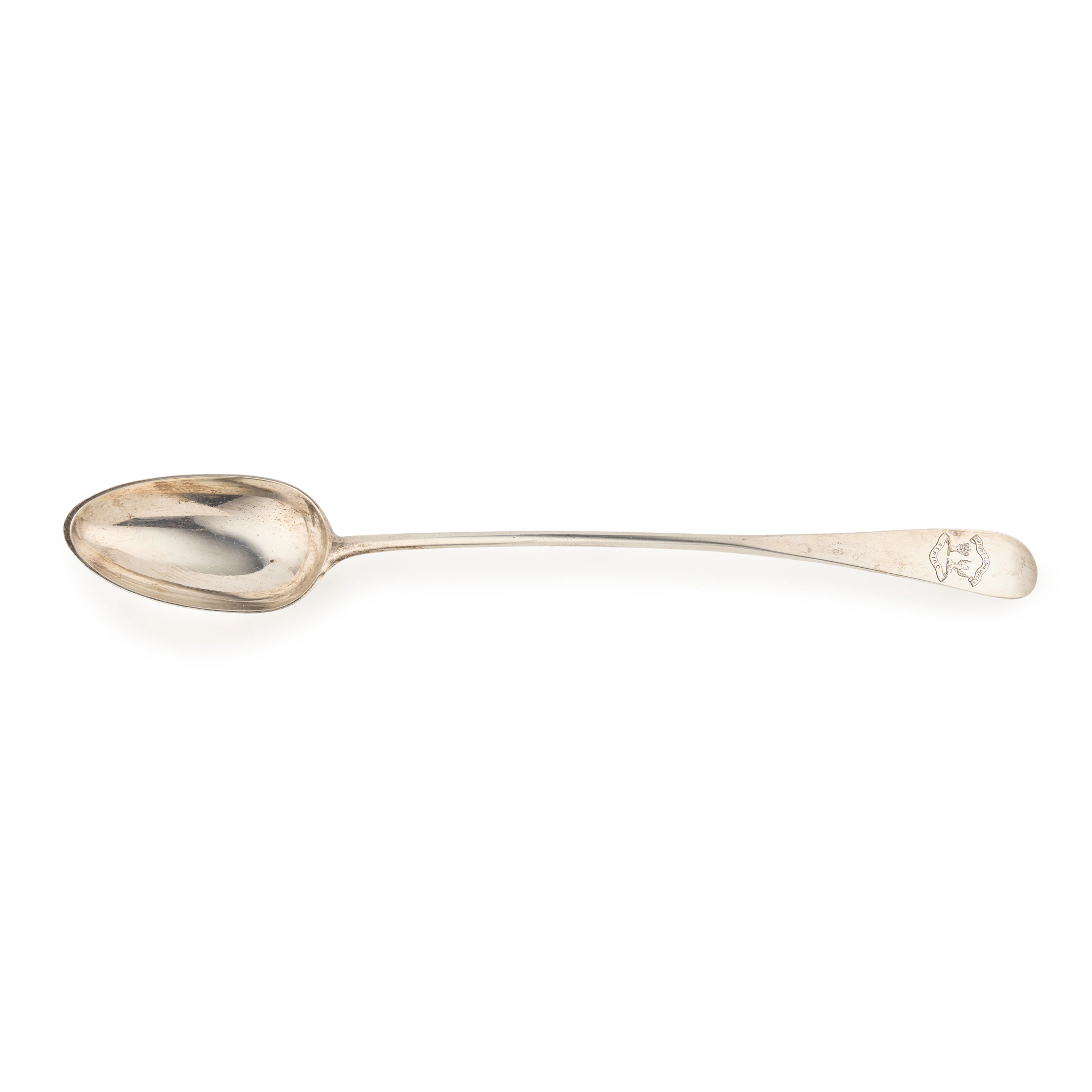 A GEORGE III SERVING SPOON