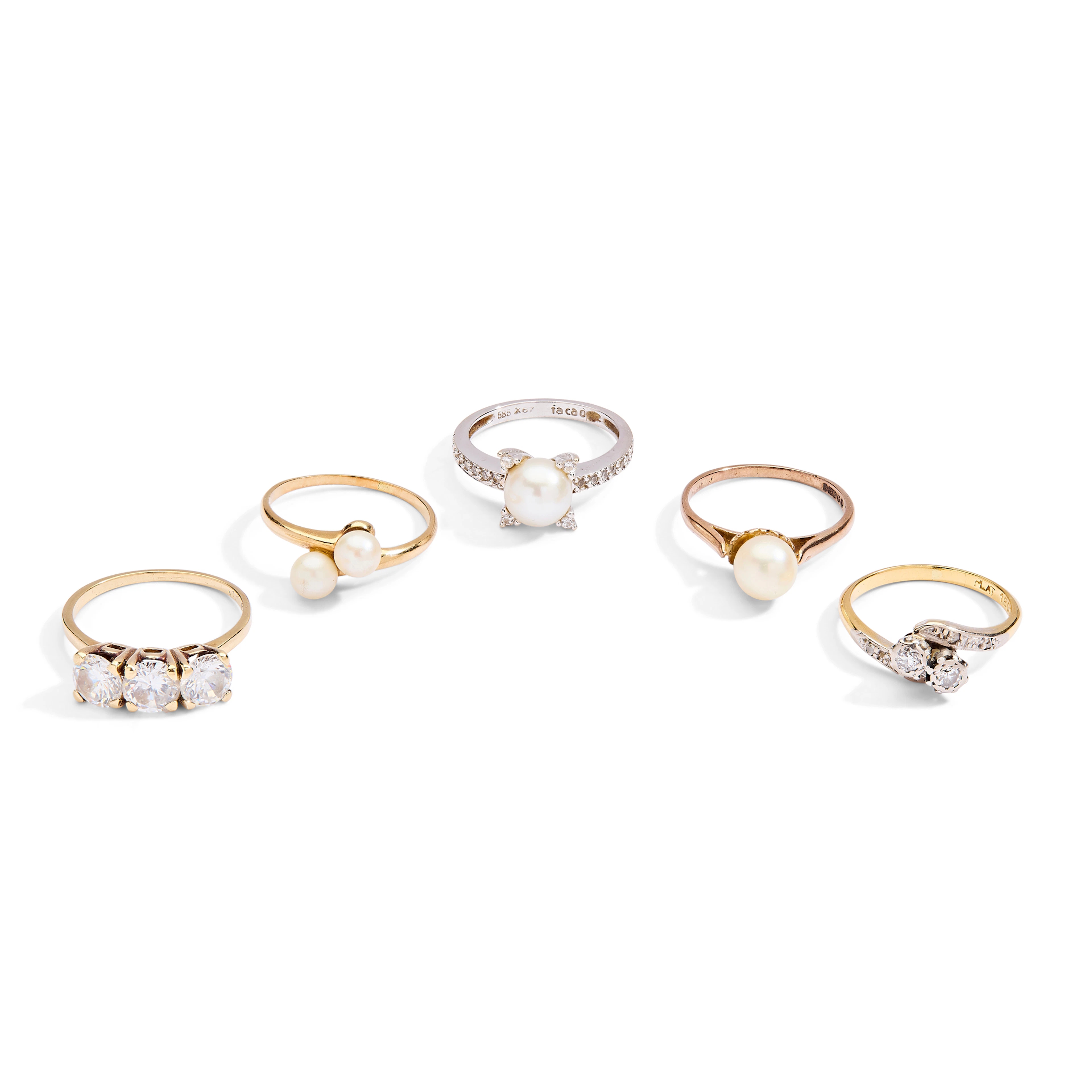 A selection of dress rings
