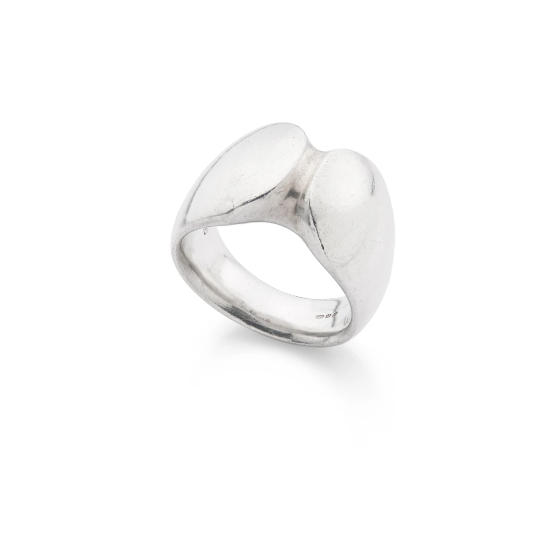 Henning Koppel for Georg Jensen: A silver ring, 1975