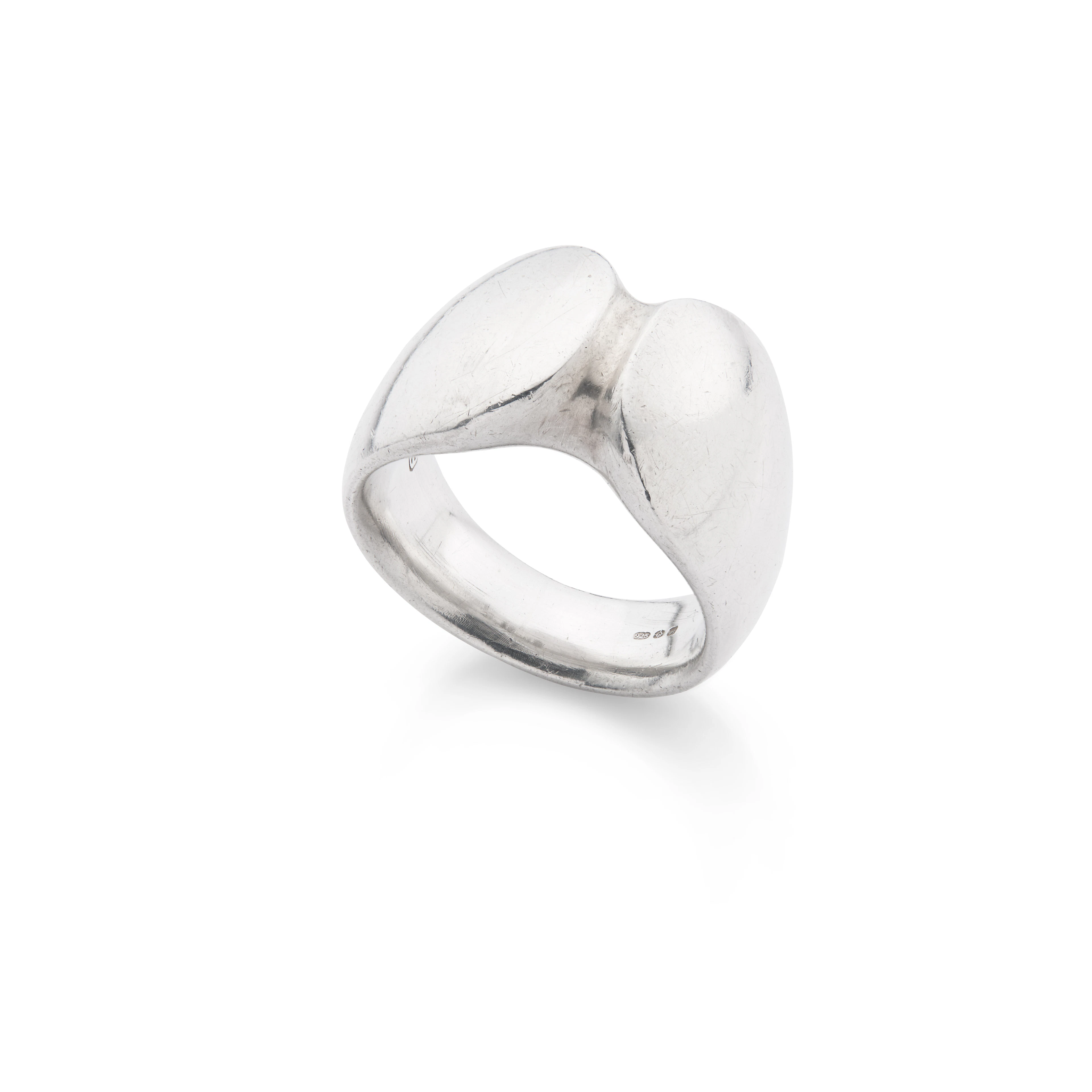 Henning Koppel for Georg Jensen: A silver ring, 1975