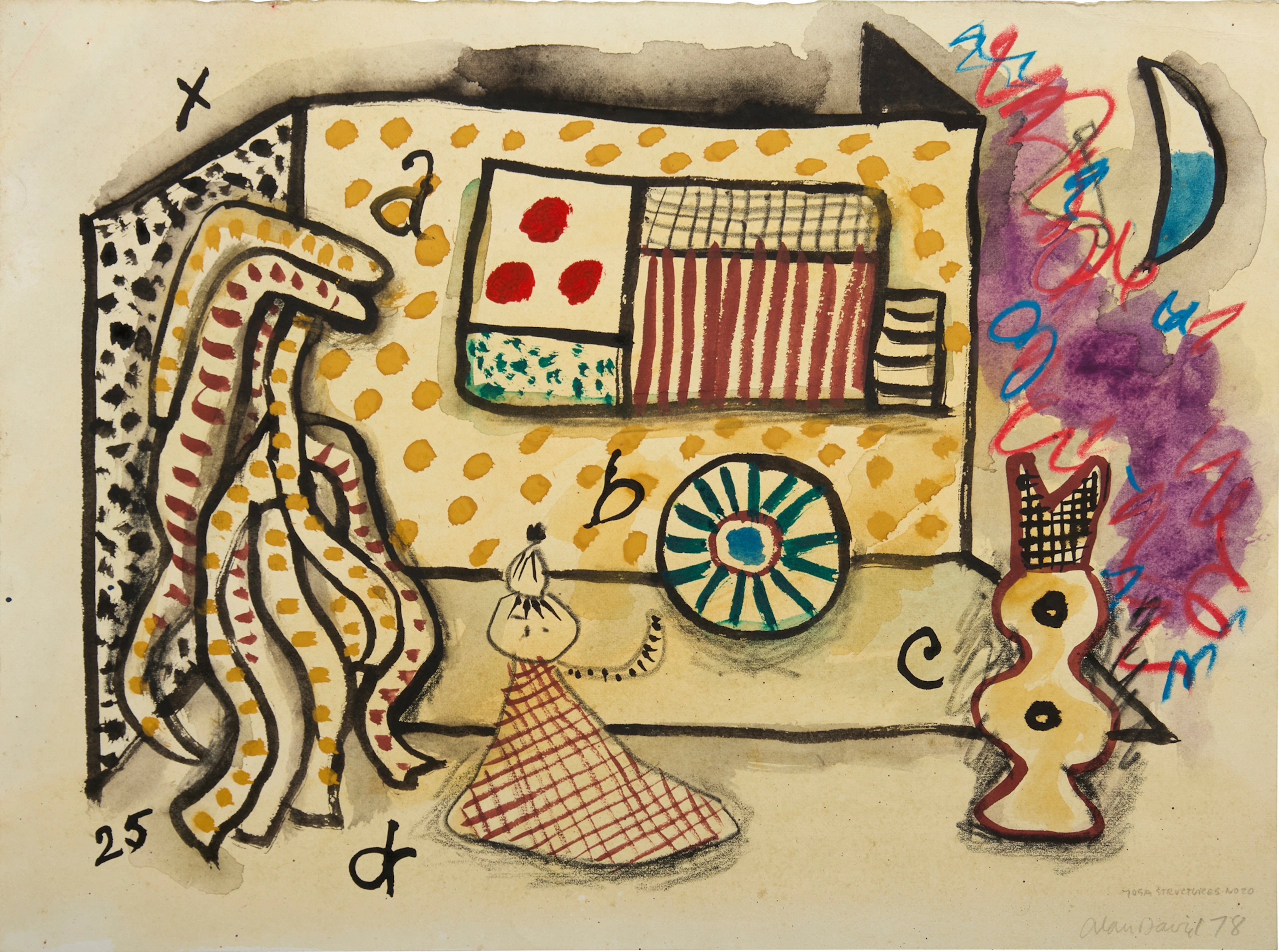 ALAN DAVIE C.B.E., R.A (BRITISH 1920-2014)
