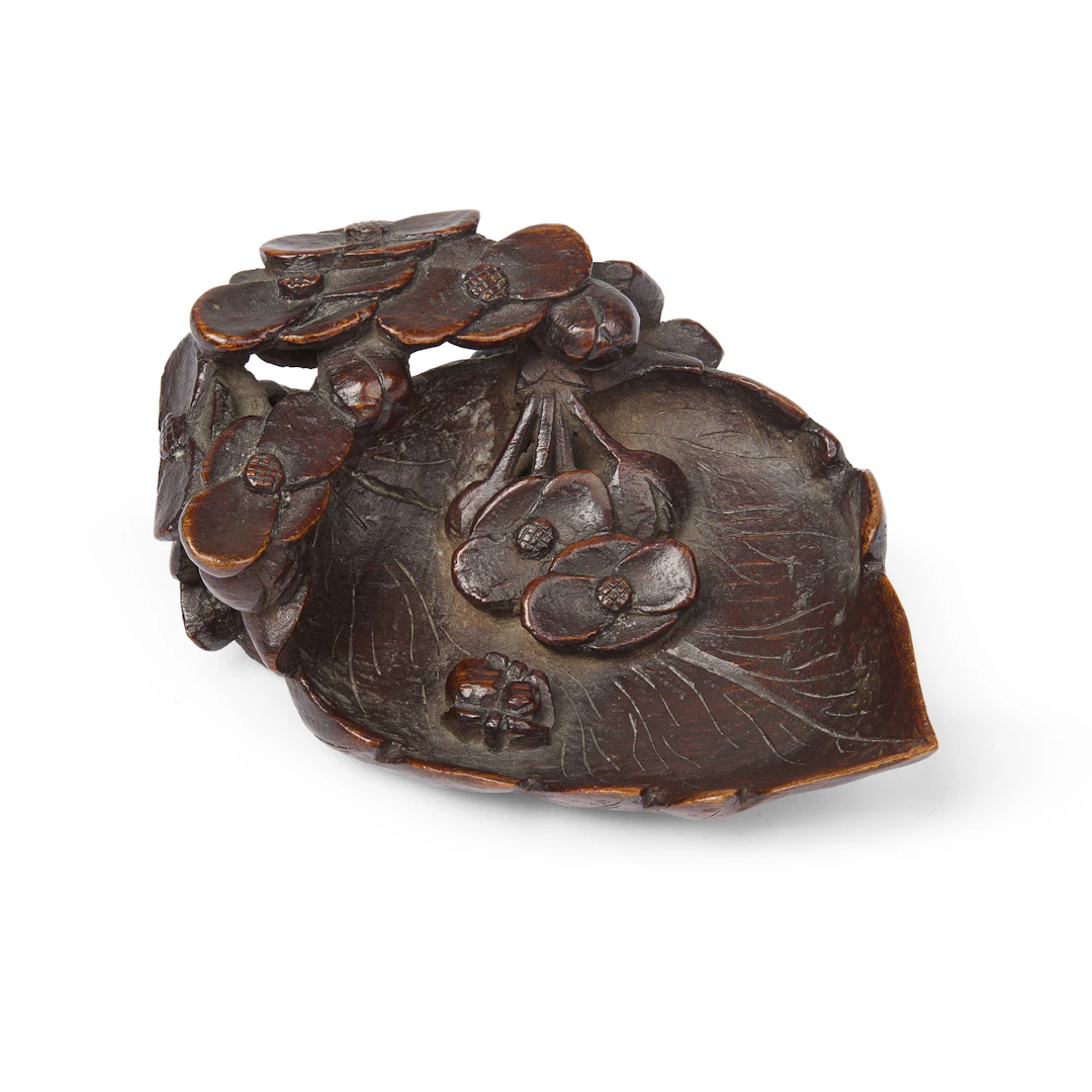 [PRIVATE COLLECTION OF SCHOLAR'S OBJECTS] CHINESE BAMBOO LEAF-FORM