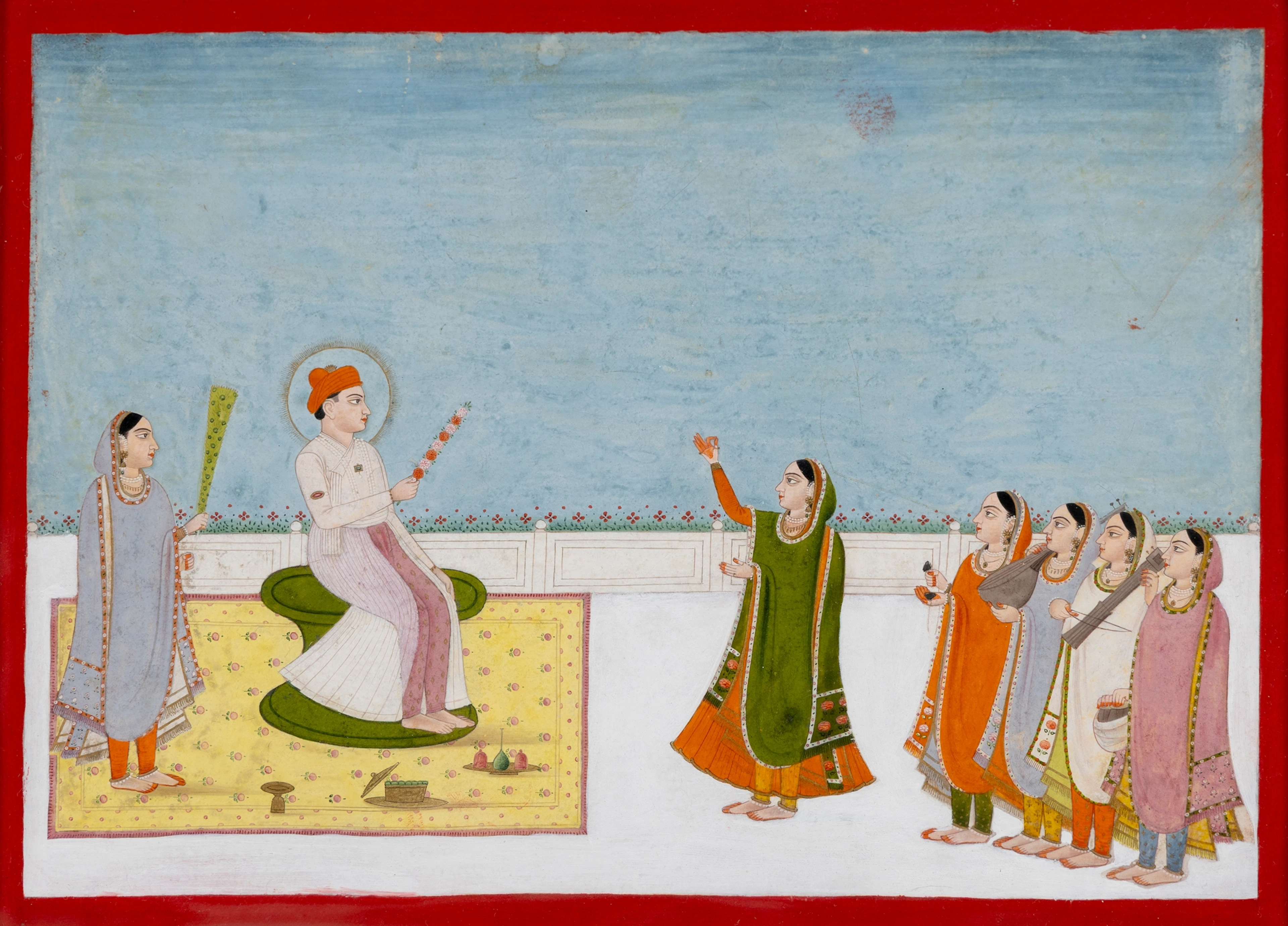 A NAUTCH PERFORMANCE BEFORE A NAWAB