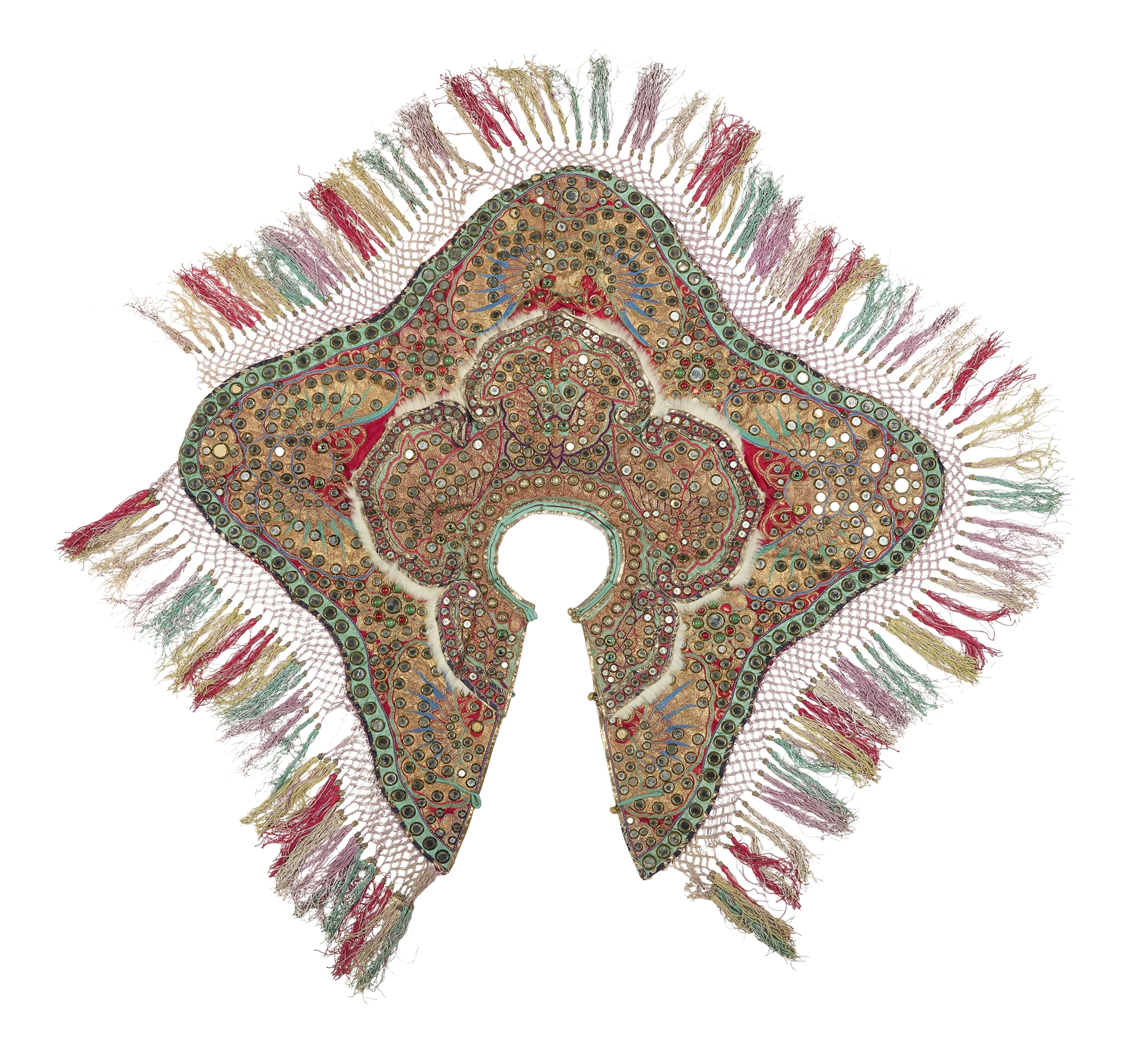 CHINESE SILK EMBROIDERED CLOUD COLLAR
