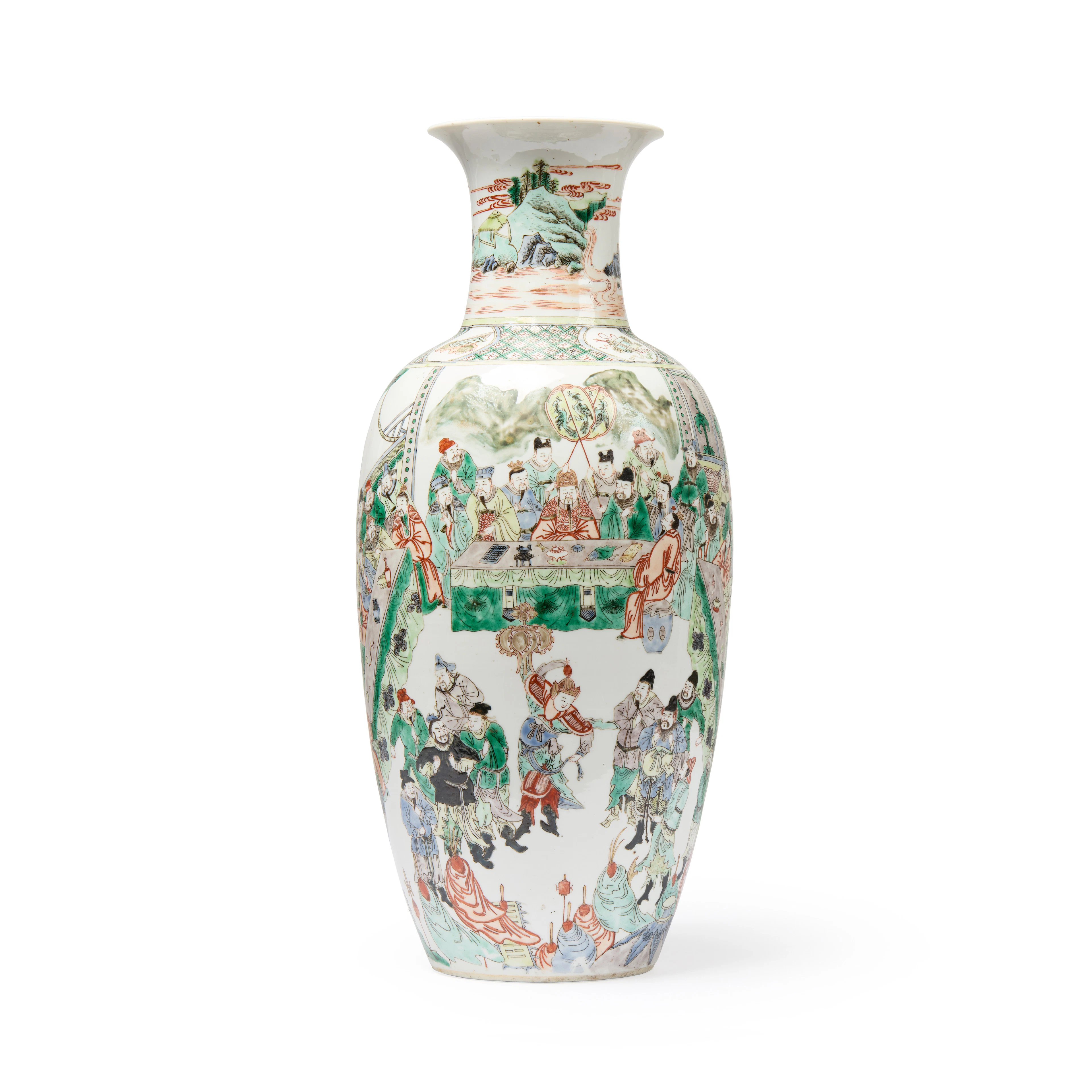 [PRIVATE SCOTTISH COLLECTION, EDINBURGH] LARGE CHINESE FAMILLE VERTE