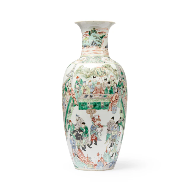 [PRIVATE SCOTTISH COLLECTION, EDINBURGH] LARGE CHINESE FAMILLE VERTE