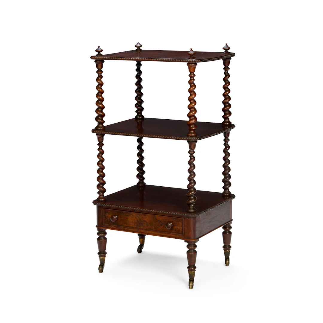 WILLIAM IV ROSEWOOD WHATNOT