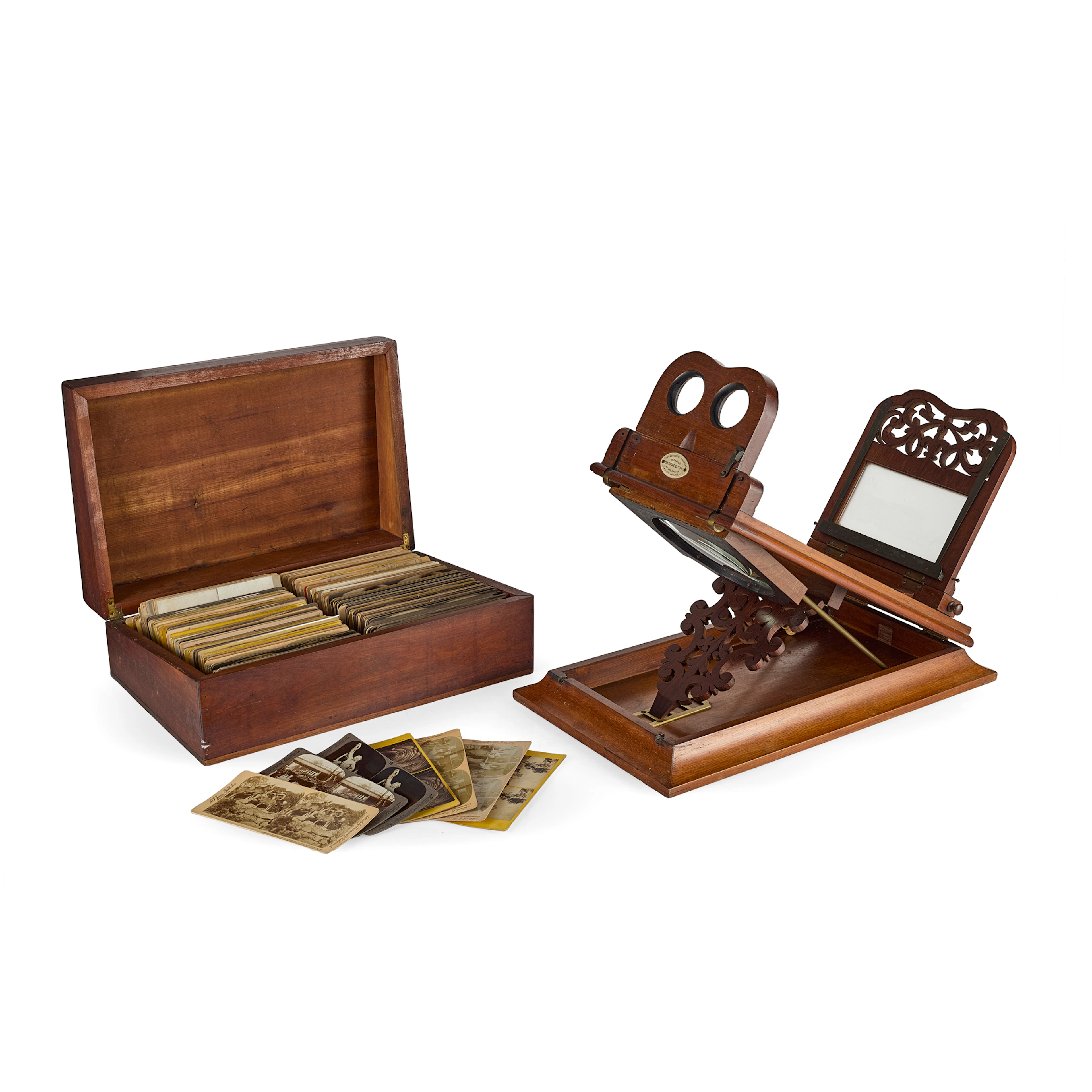 MAHOGANY STEREOSCOPIC COMPANY GRAPHOSCOPE
