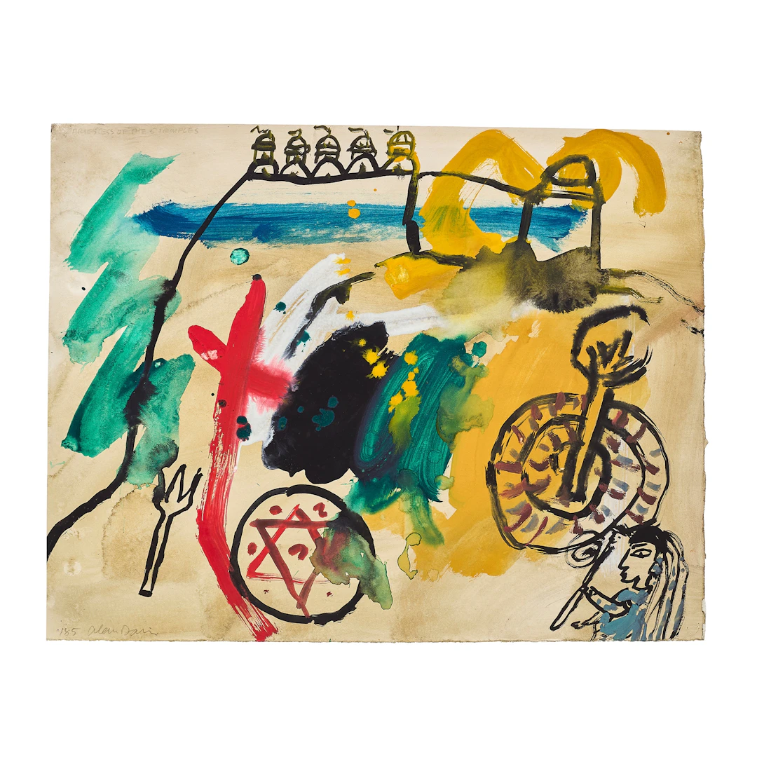 ALAN DAVIE C.B.E., R.A., H.R.S.A. (SCOTTISH 1920-2014)