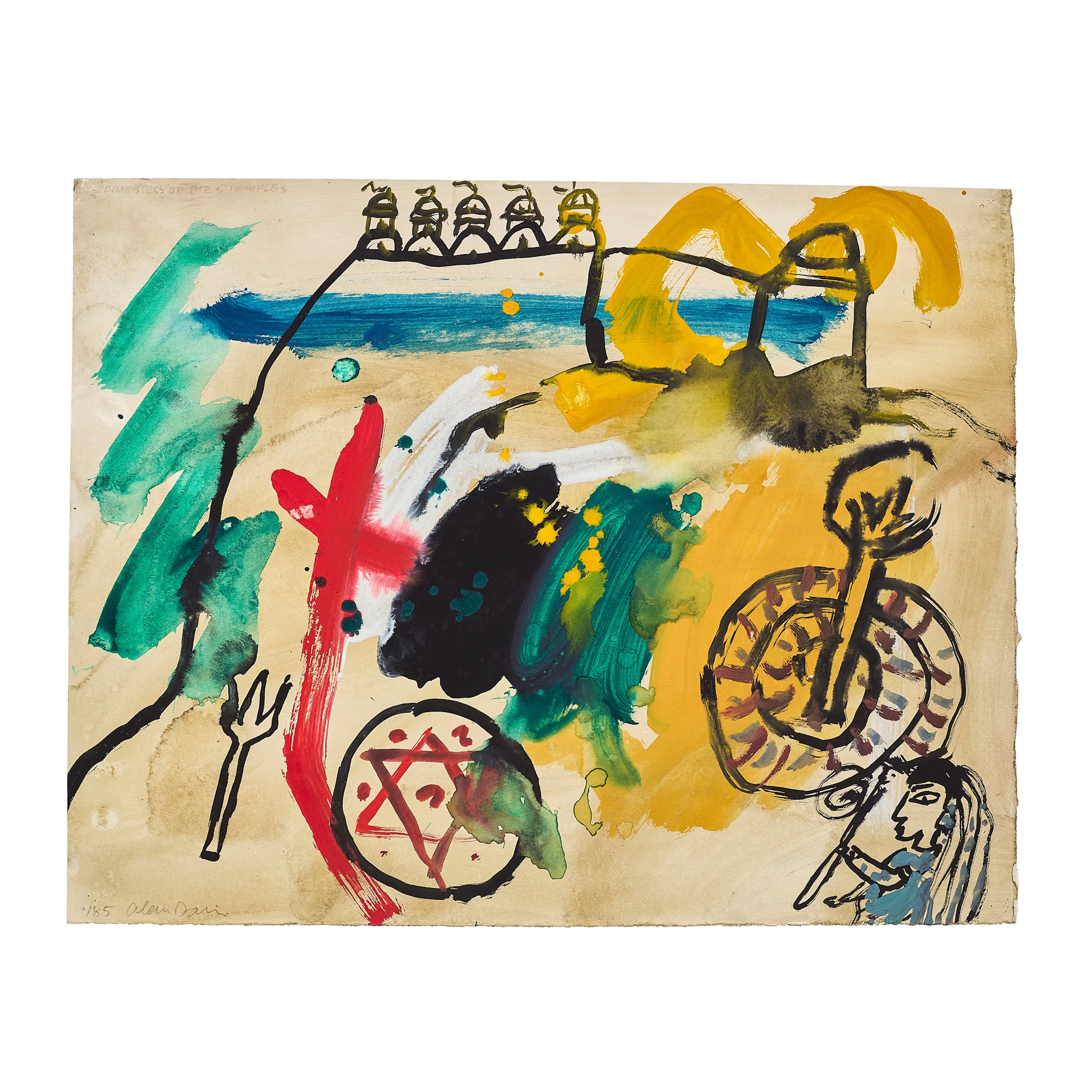 ALAN DAVIE C.B.E., R.A., H.R.S.A. (SCOTTISH 1920-2014)