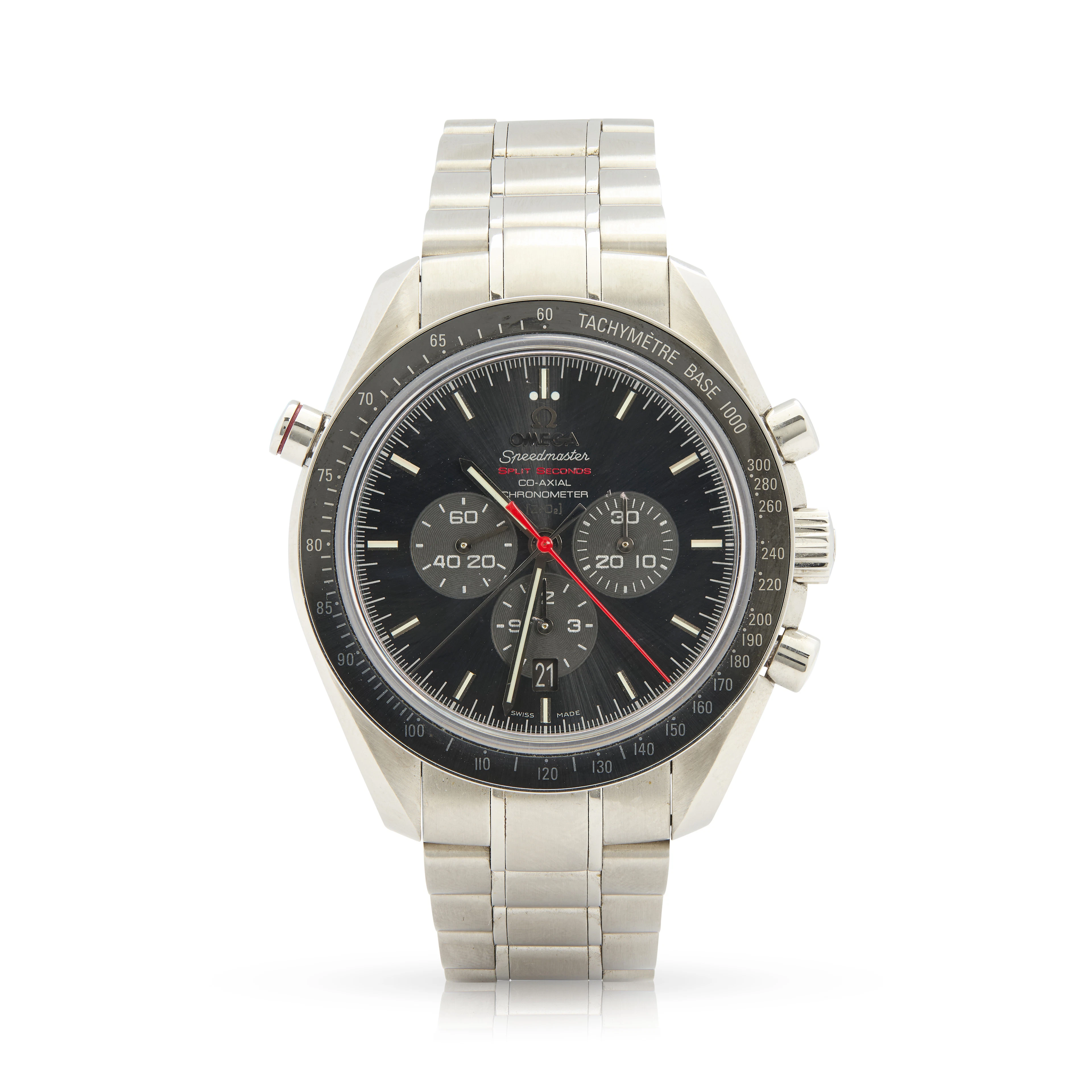 Omega. A rare stainless steel limited-edition automatic split-second