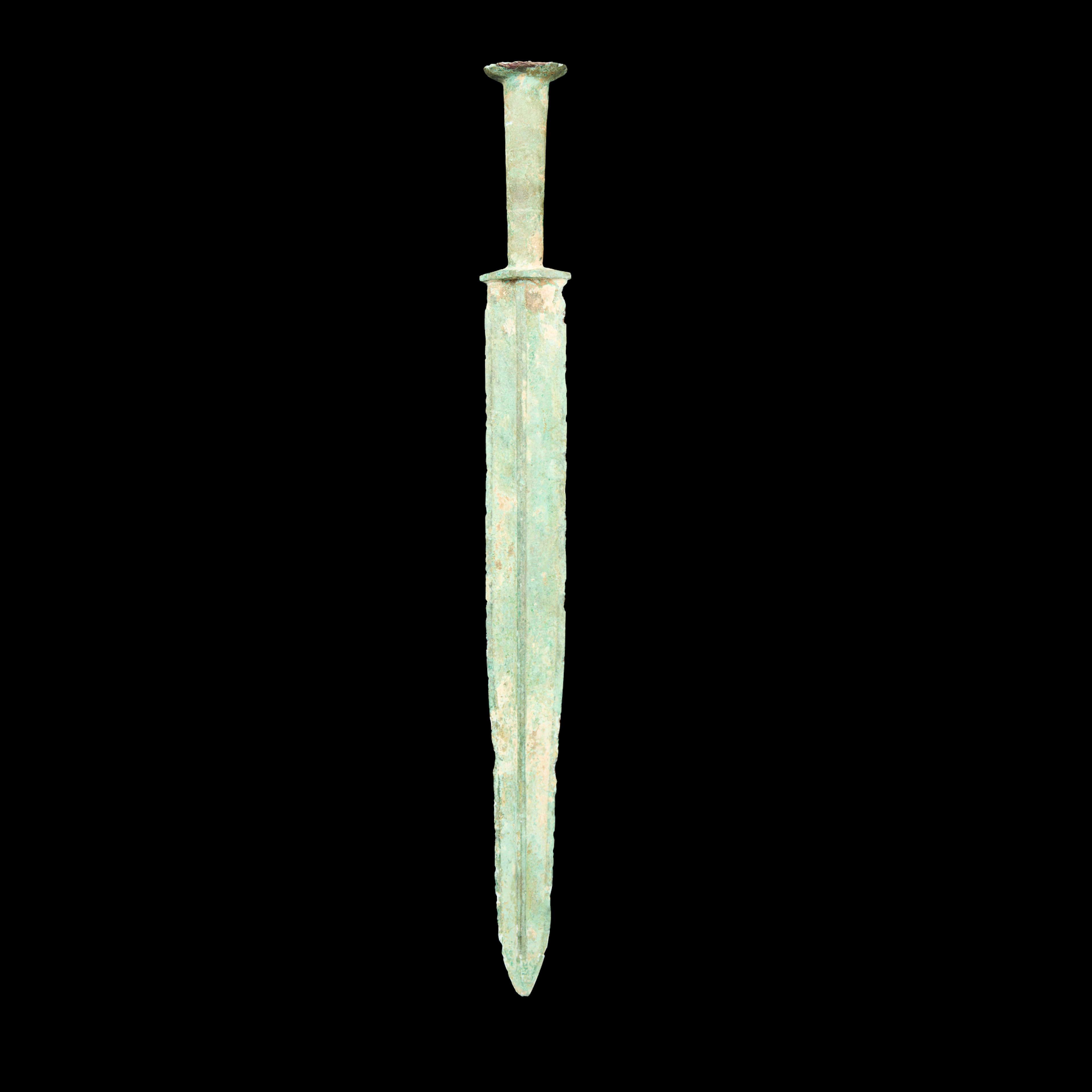 [COLLECTION OF PATRICK DAVID BIRDS] CHINESE BRONZE SHORT SWORD
